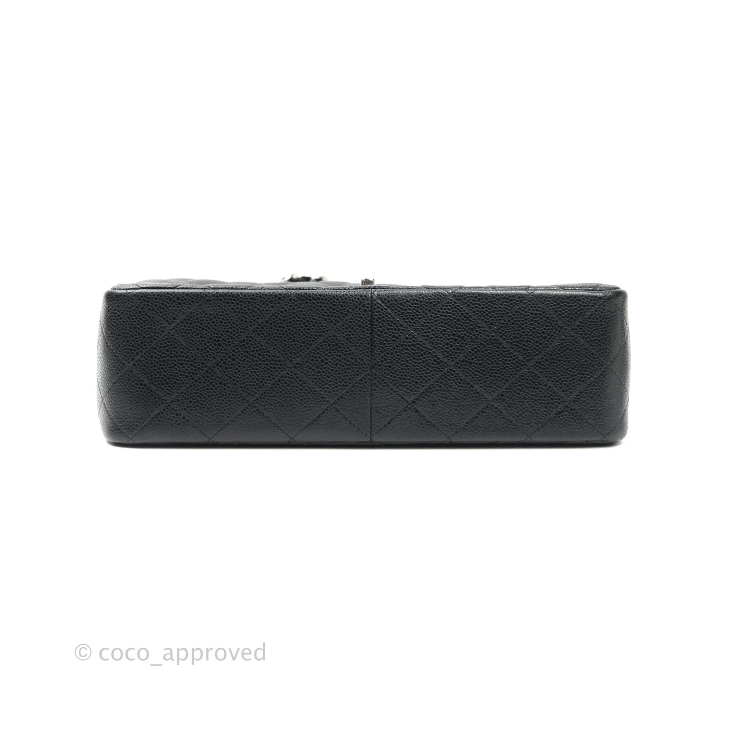 Chanel Jumbo Double Flap Black Caviar Silver Hardware⁣⁣