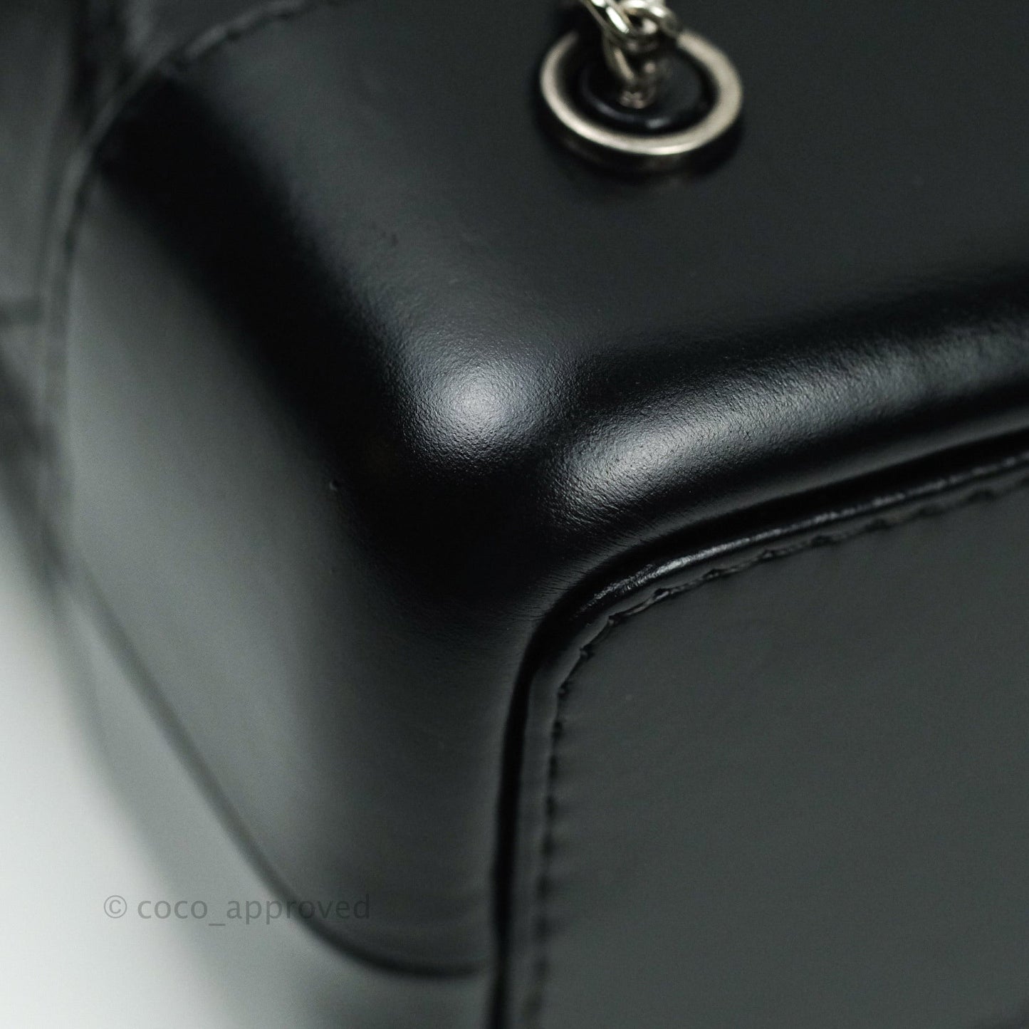 Chanel Gabrielle Backpack Black Aged Calfskin Small Black