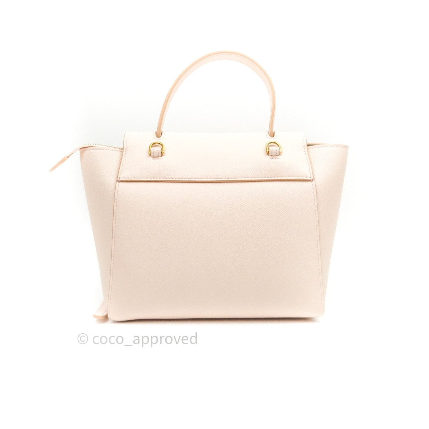 Celine Grained Calfskin Nano Belt Bag Pale Pink Gold Hardware