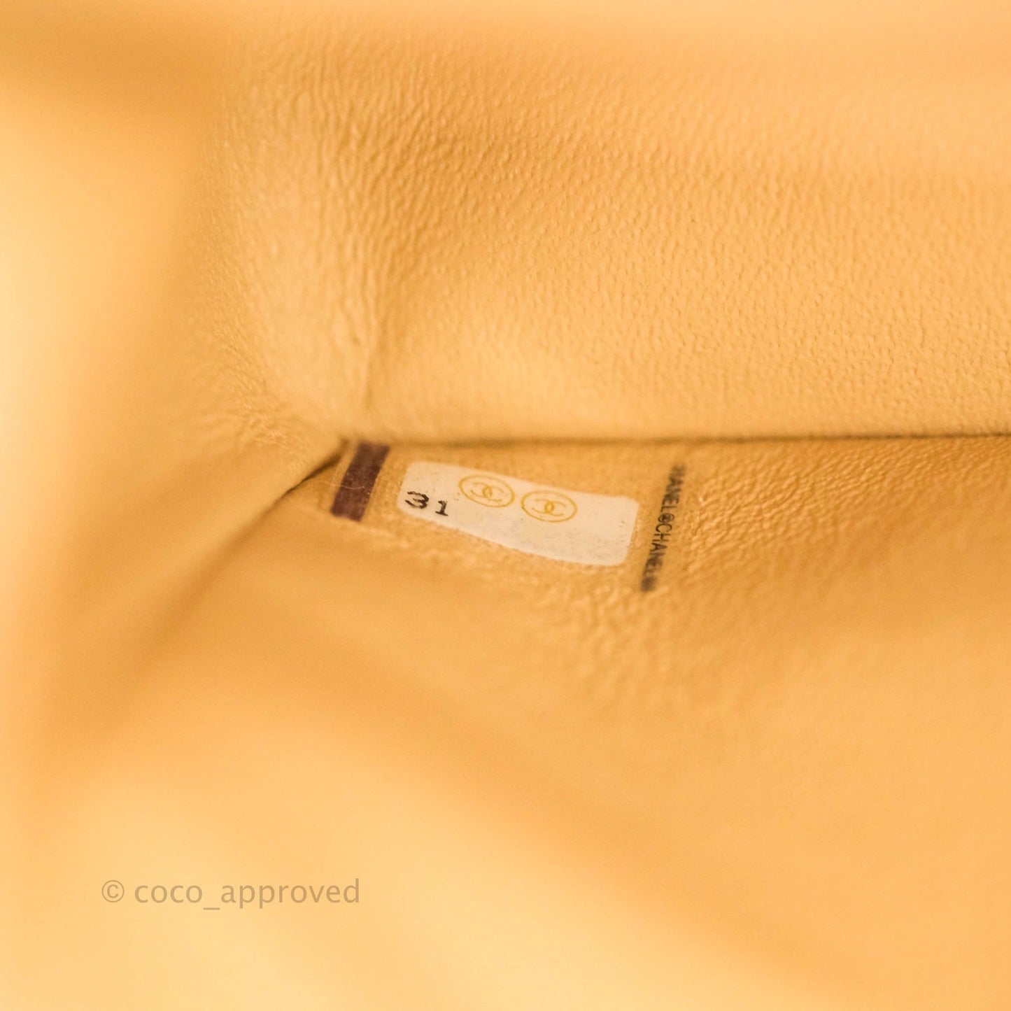 Chanel Classic M/L Medium Double Flap Bag Beige Caviar Gold Hardware