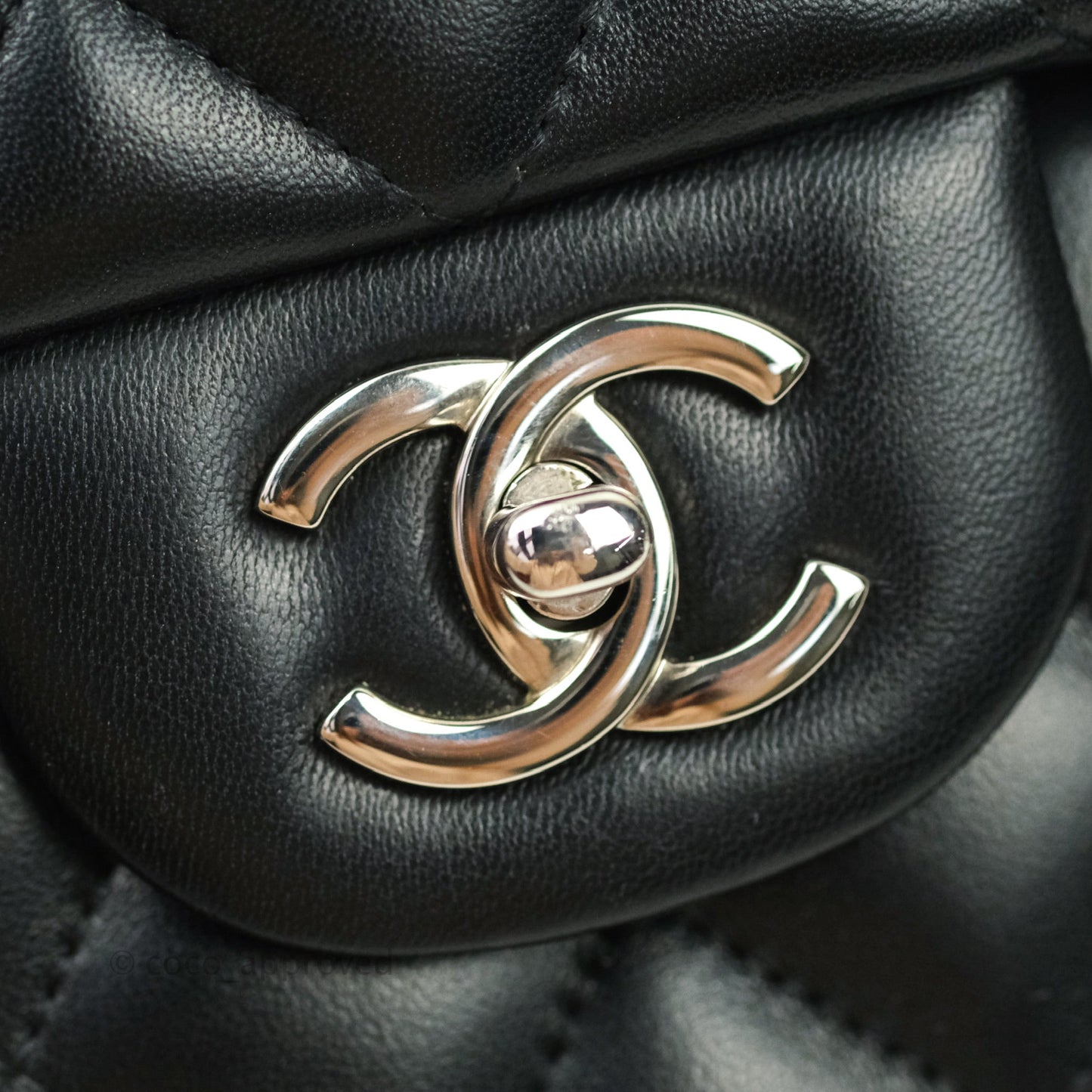 Chanel Jumbo Double Flap Black Lambskin Silver Hardware⁣⁣