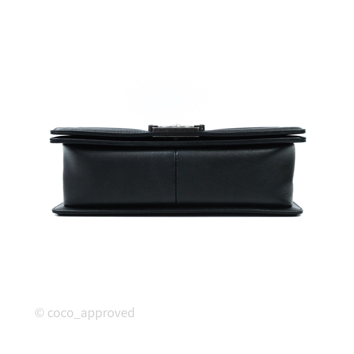 Chanel Quilted Medium Calfskin Boy Flap Ruthenium Hardware
