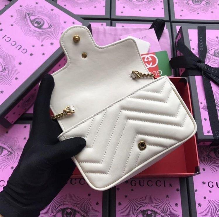 Luxury Gucci Marmont Small Matelassé Shoulder Bag