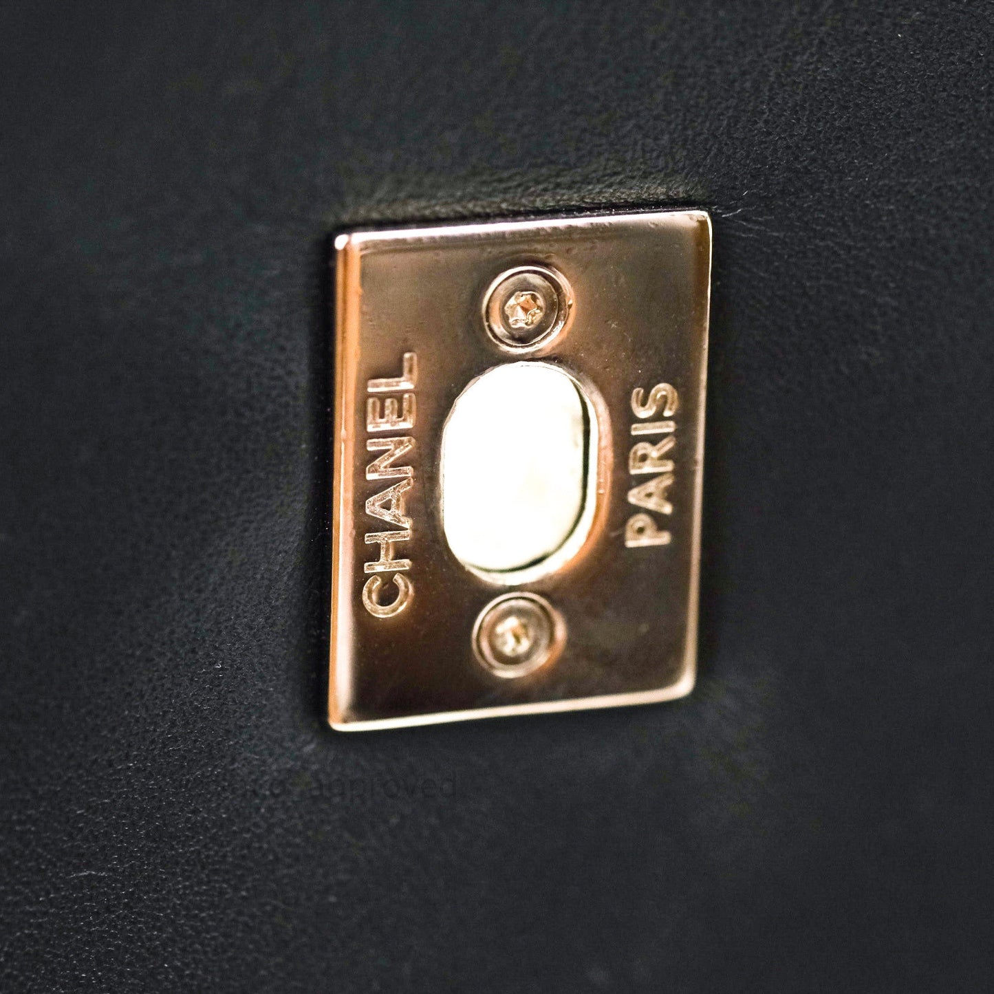 Chanel Bi Quilted Crumpled Calfskin Black Silver Hardware