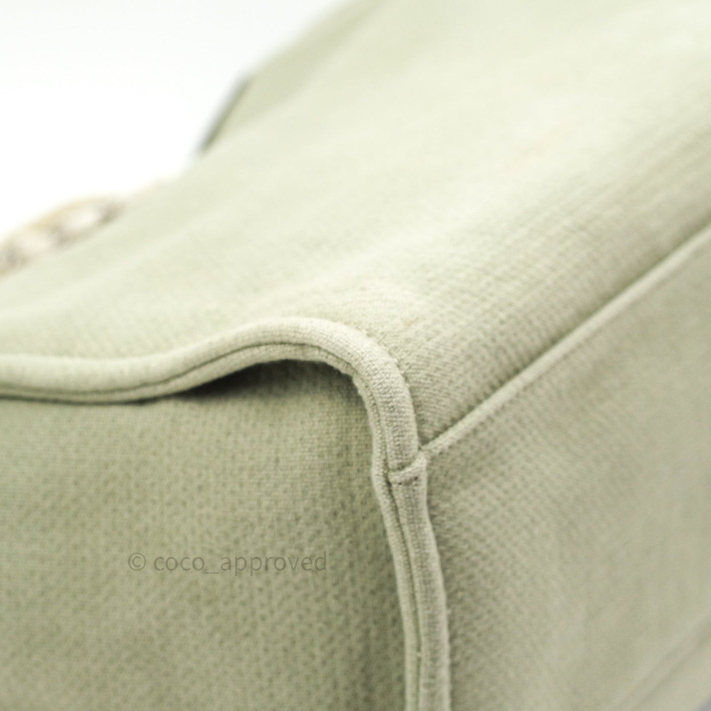 Chanel Canvas Large Deauville Tote Beige