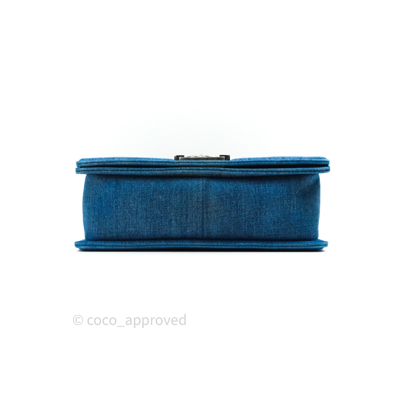 Chanel Boy Quilted Medium Denim Ruthenium Hardware