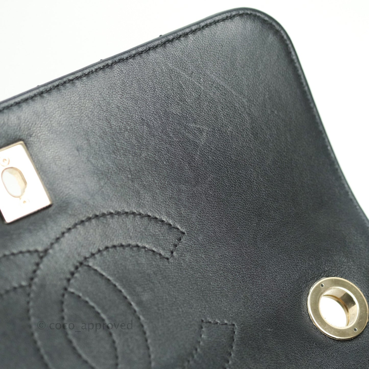 Chanel Trendy CC Chevron Small Black Lambskin Gold Hardware
