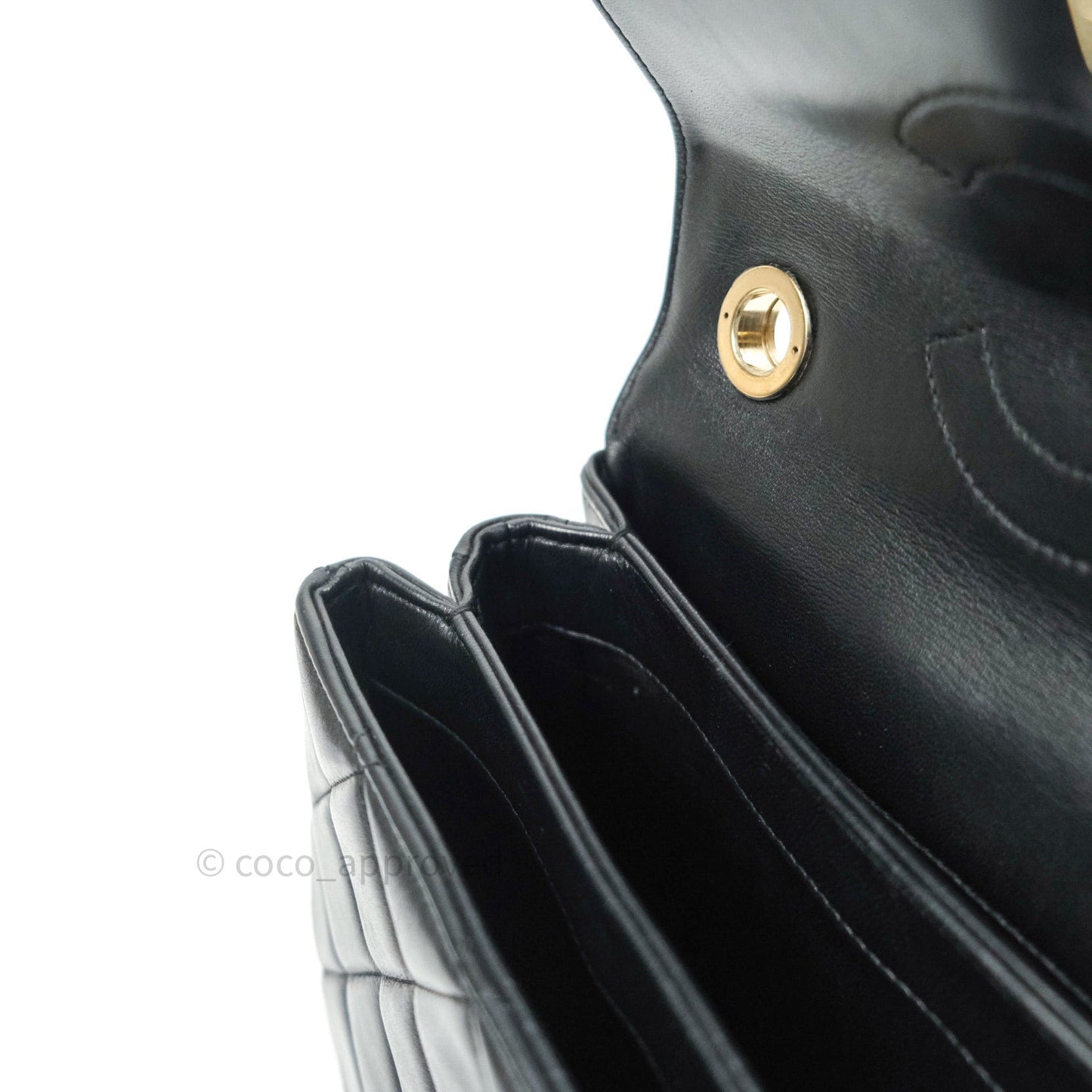 Chanel Trendy CC Small Black Lambskin Gold Hardware