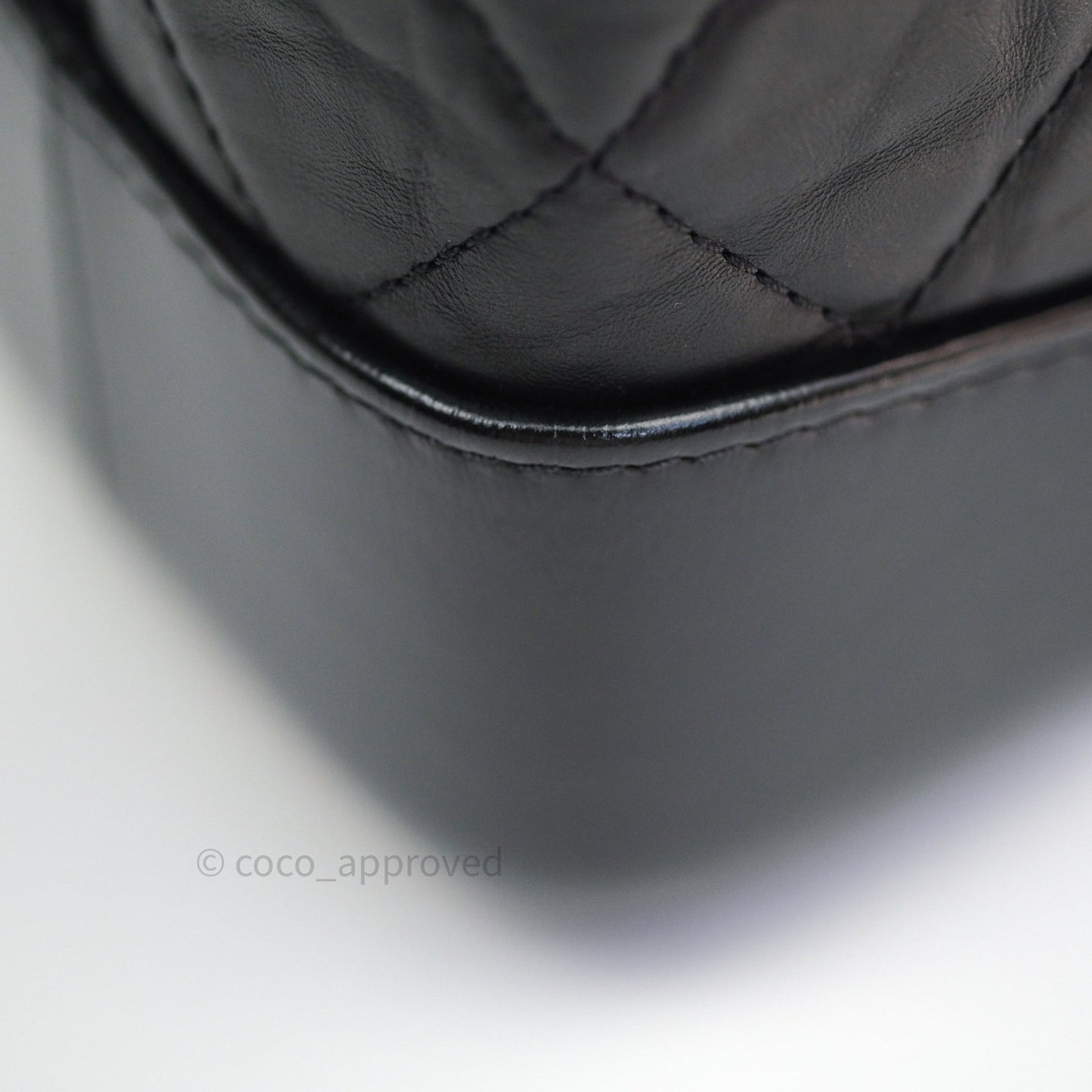 Chanel Gabrielle Backpack Black Aged Calfskin Small Black