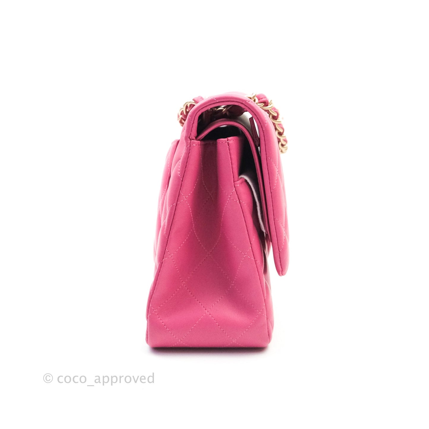 Chanel Jumbo Double Flap Pink Lambskin Gold Hardware⁣⁣