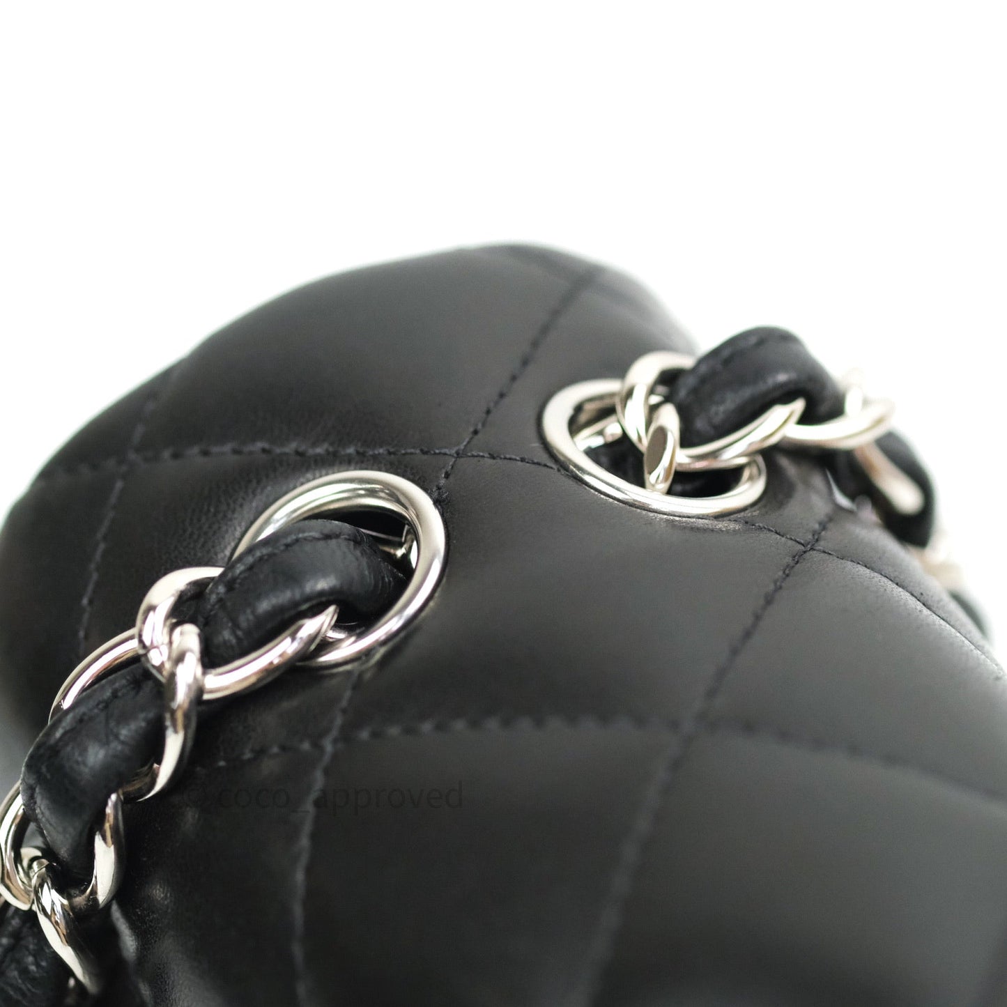 Chanel Jumbo Double Flap Black Lambskin Silver Hardware⁣⁣