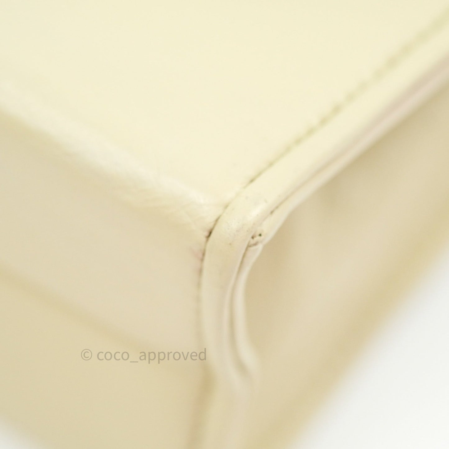 Chanel Vintage Flap Small in Cream Lambskin 24K Gold Hardware
