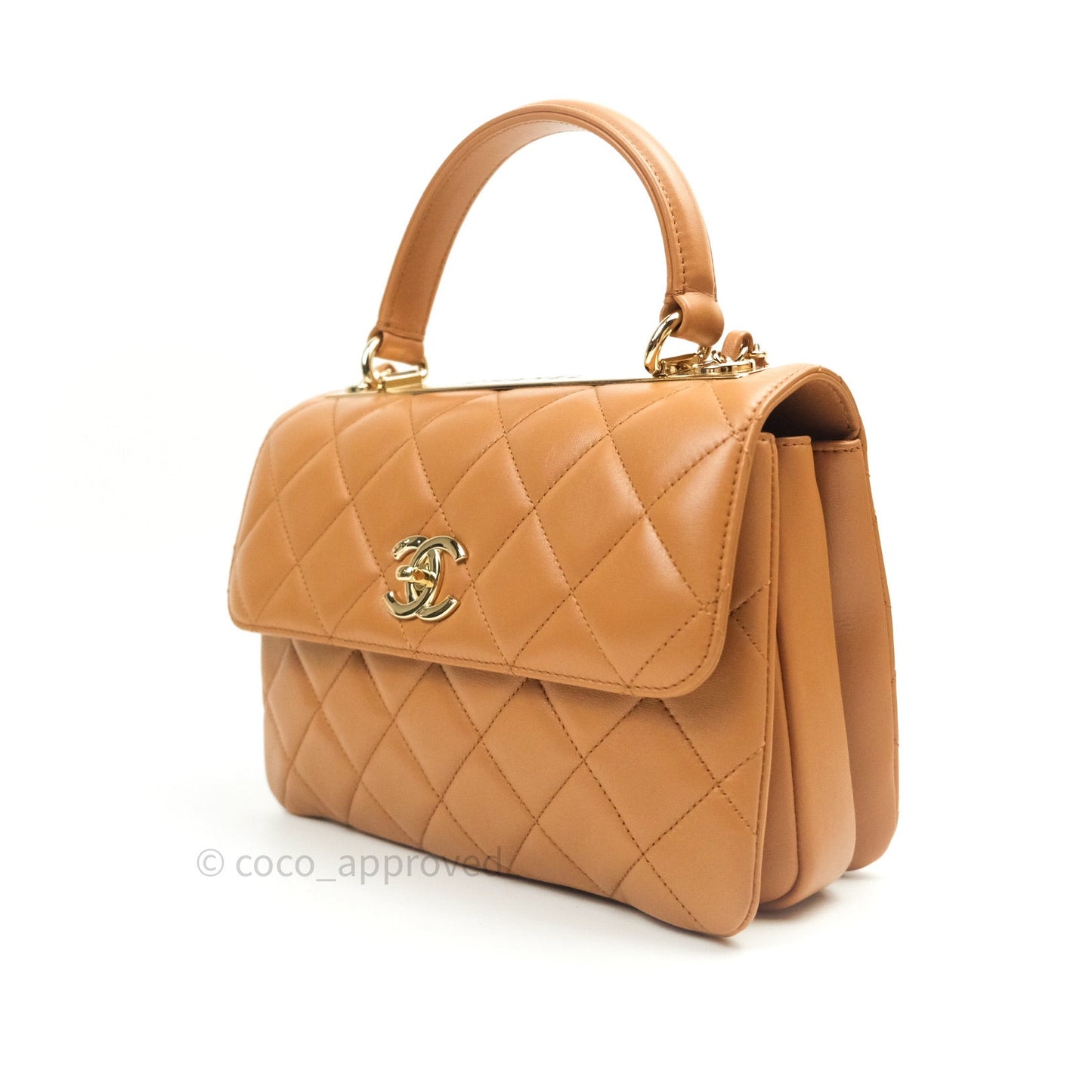 Chanel Trendy CC Small Black Lambskin Gold Hardware