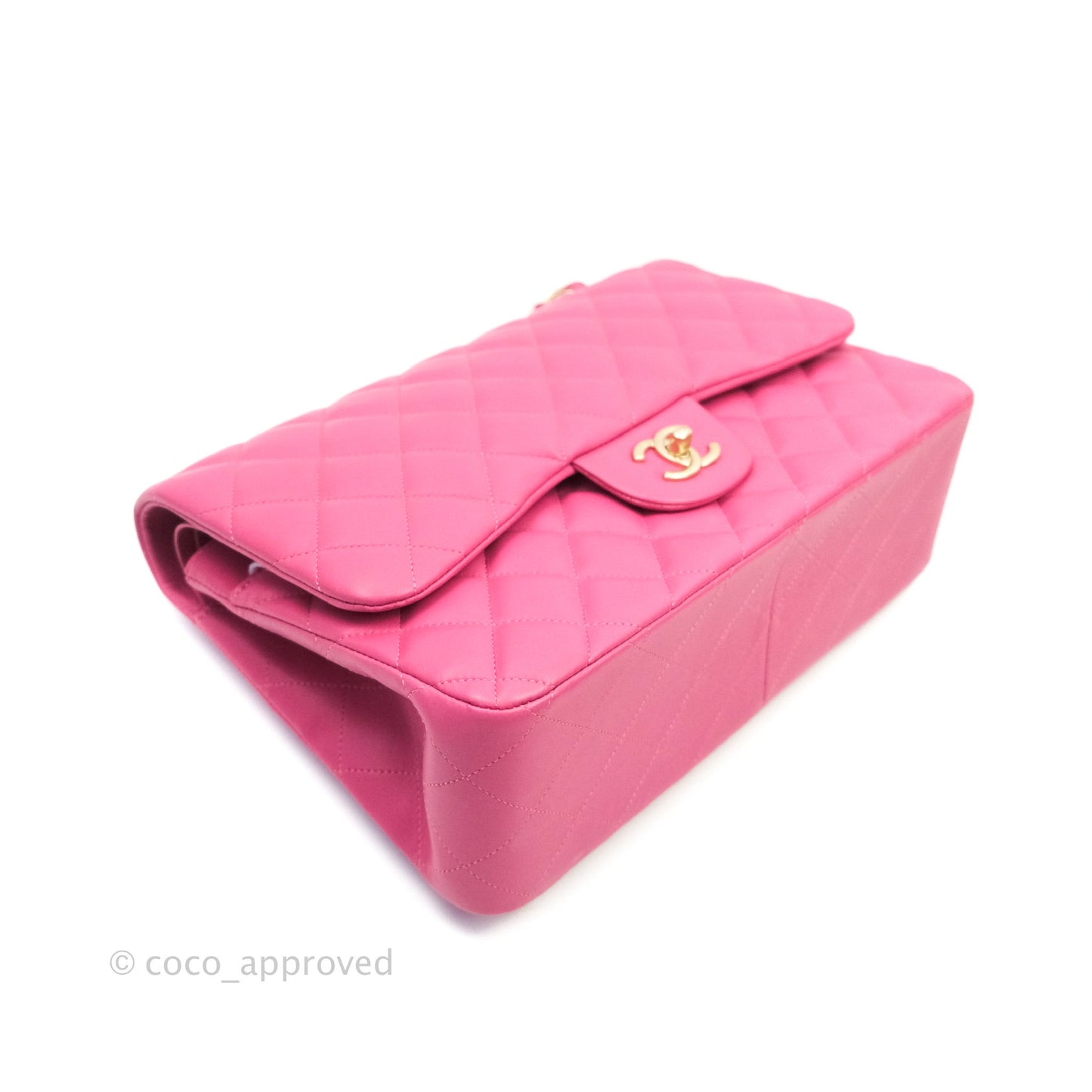 Chanel Jumbo Double Flap Pink Lambskin Gold Hardware⁣⁣