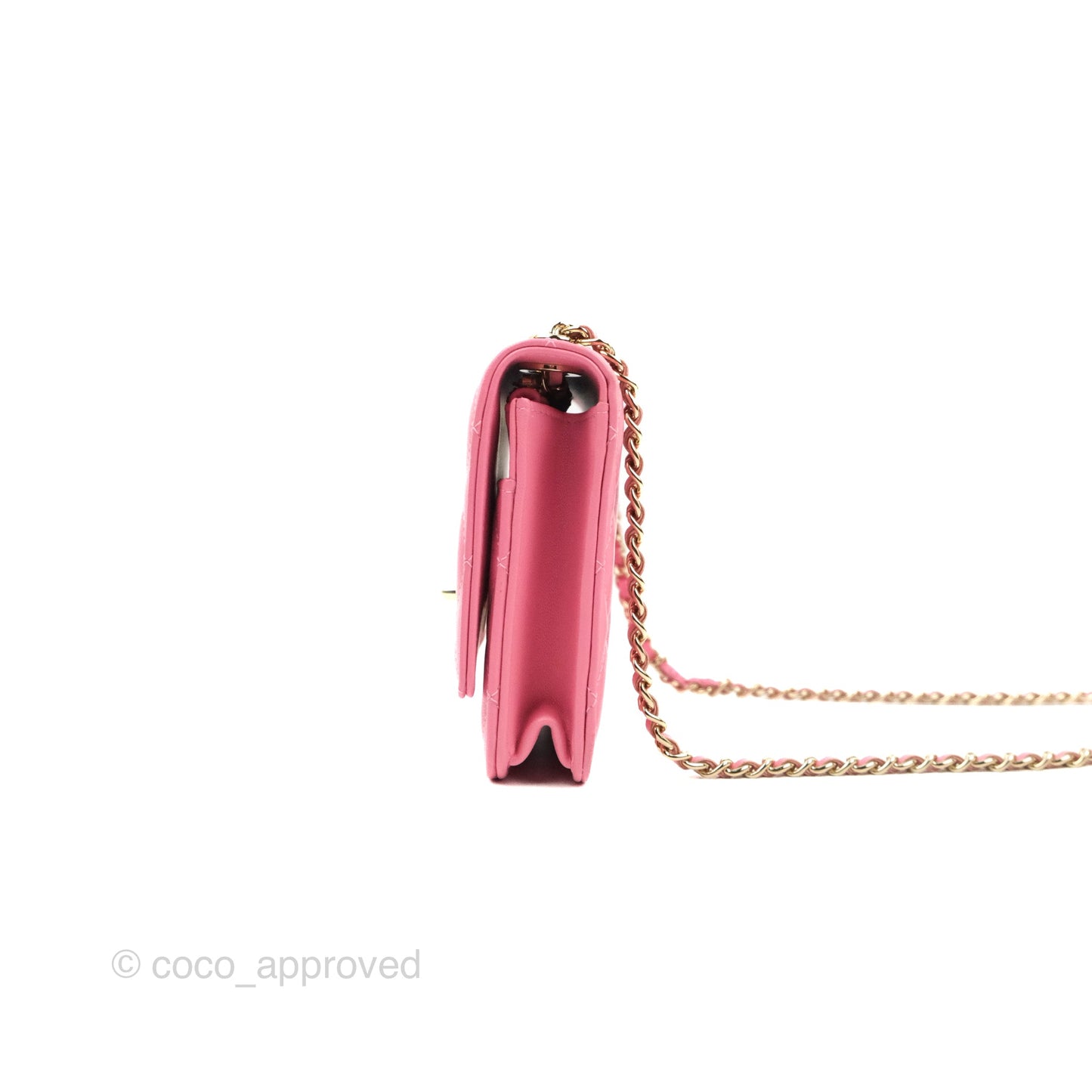 Chanel Trendy CC WOC Pink Lambskin Gold Hardware