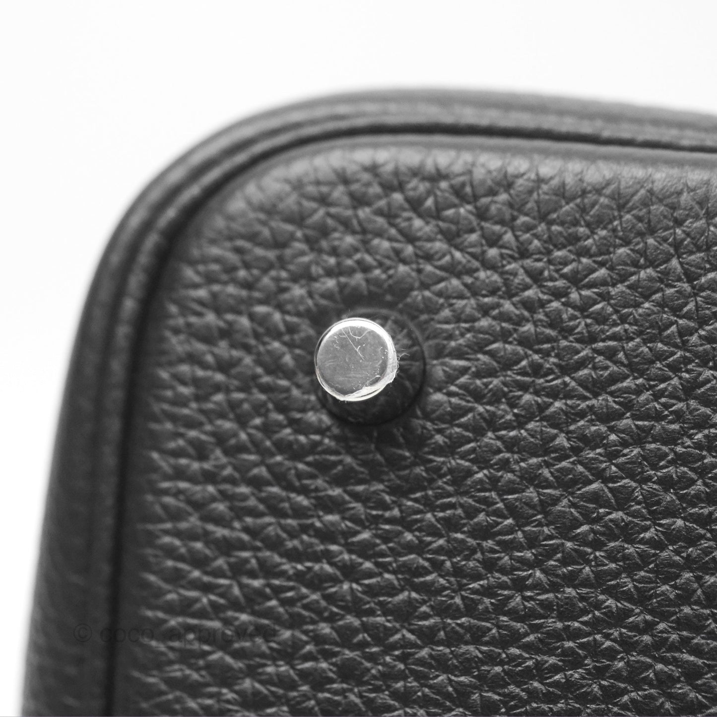 Hermès Picotin 22 Black Noir 89 Clemence Palladium Hardware