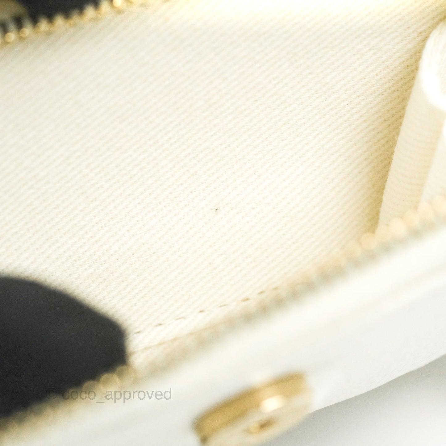 Chanel Business Affinity Clutch With Chain White Caviar Gold Hardware