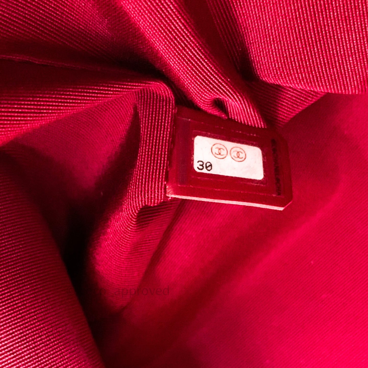 Chanel Drawstring Bucket Bag Red Calfskin Gold Hardware 20S