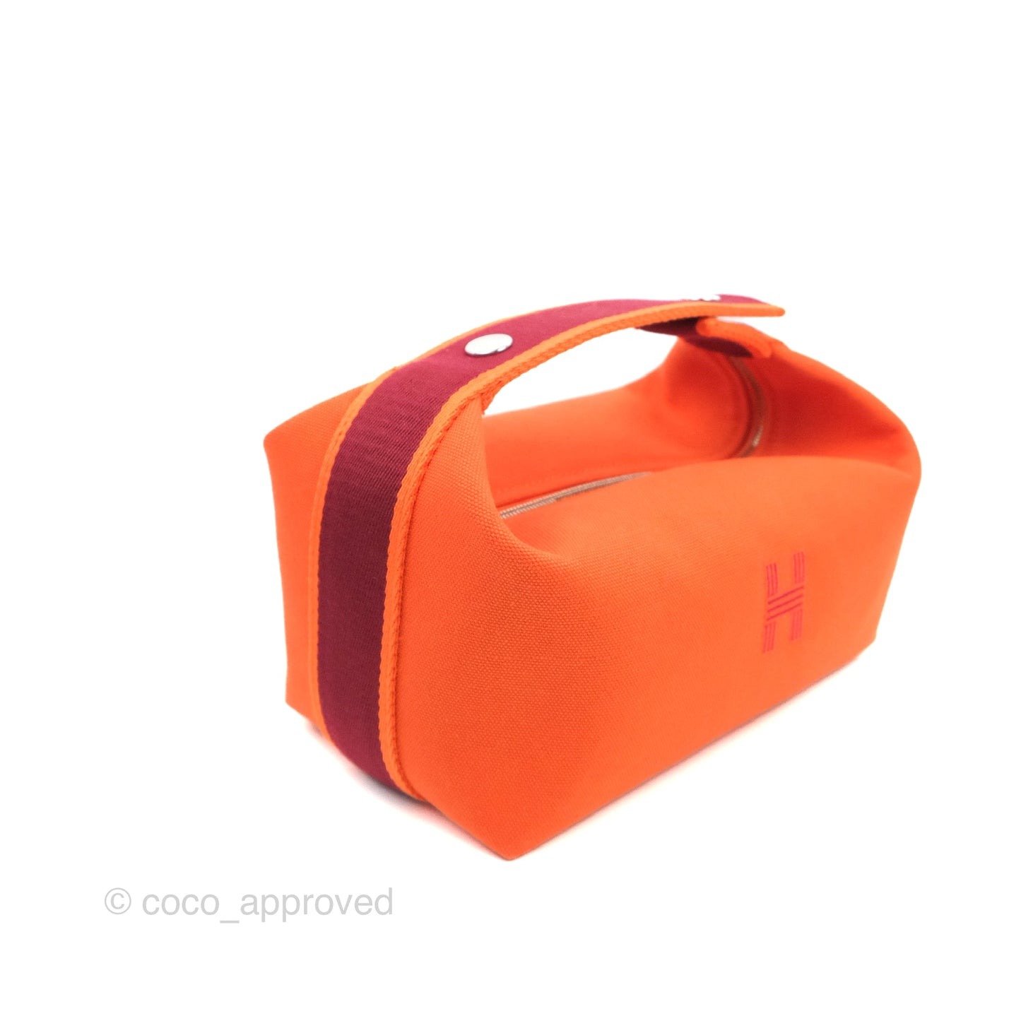 Hermès Small Bride-A-Brac Orange Feu Canvas