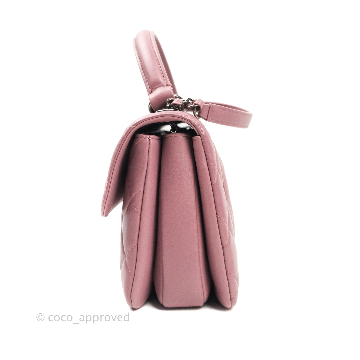 Chanel Trendy CC Small Mauve Pink Lambskin Ruthenium Hardware