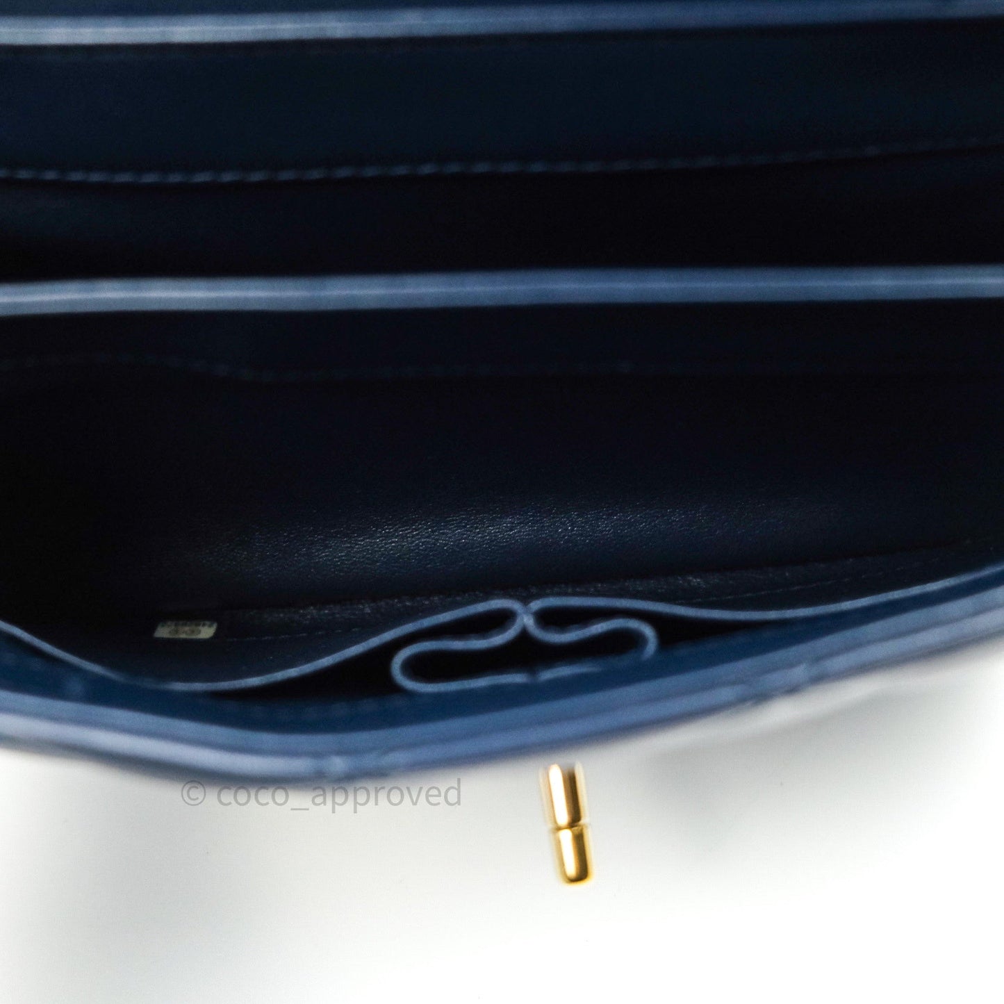 Chanel Trendy CC Small Navy Lambskin Gold Hardware