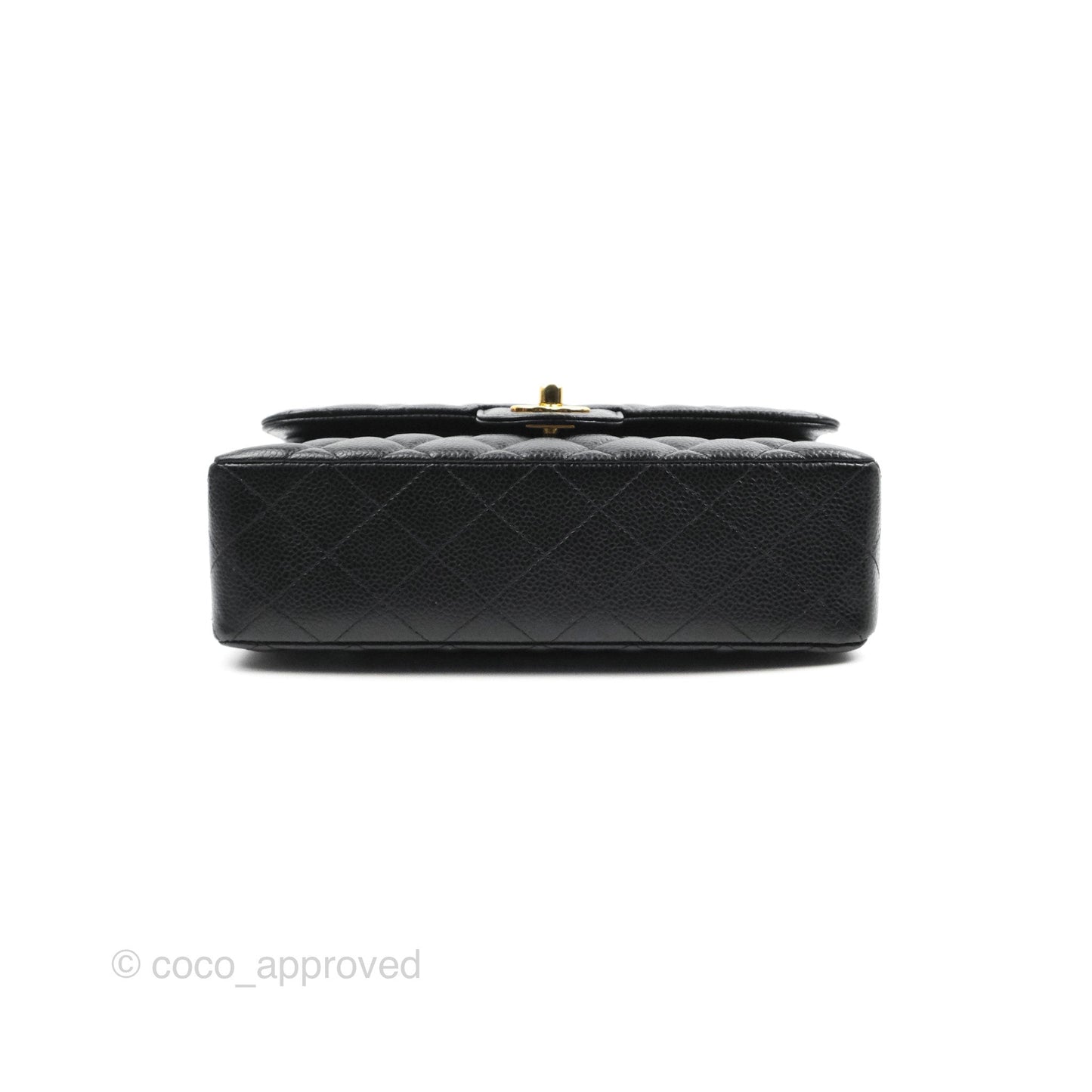 Chanel Quilted Small Classic Flap Black Caviar Gold Hardware