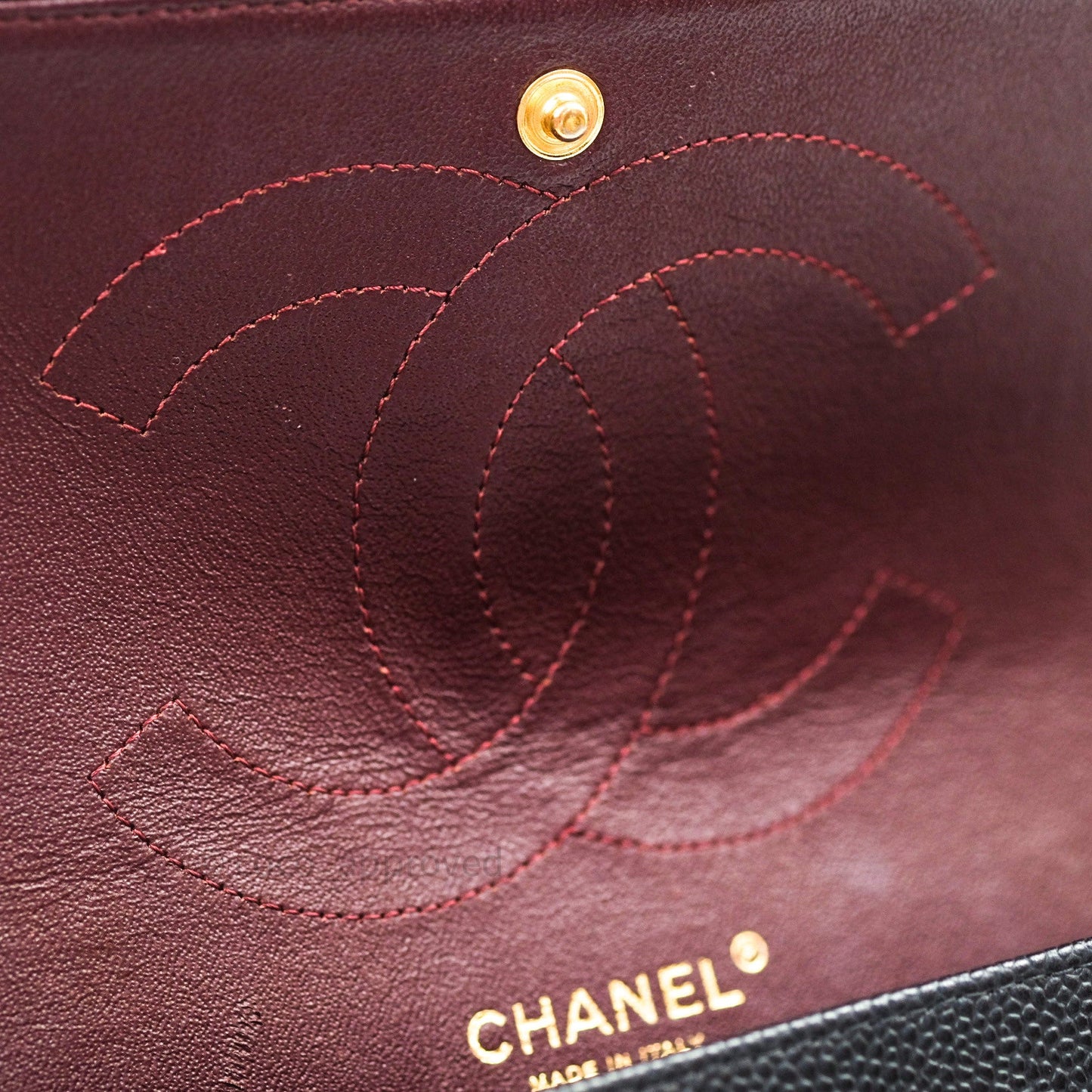 Chanel Classic Jumbo Double Flap Black Caviar Gold Hardware⁣⁣