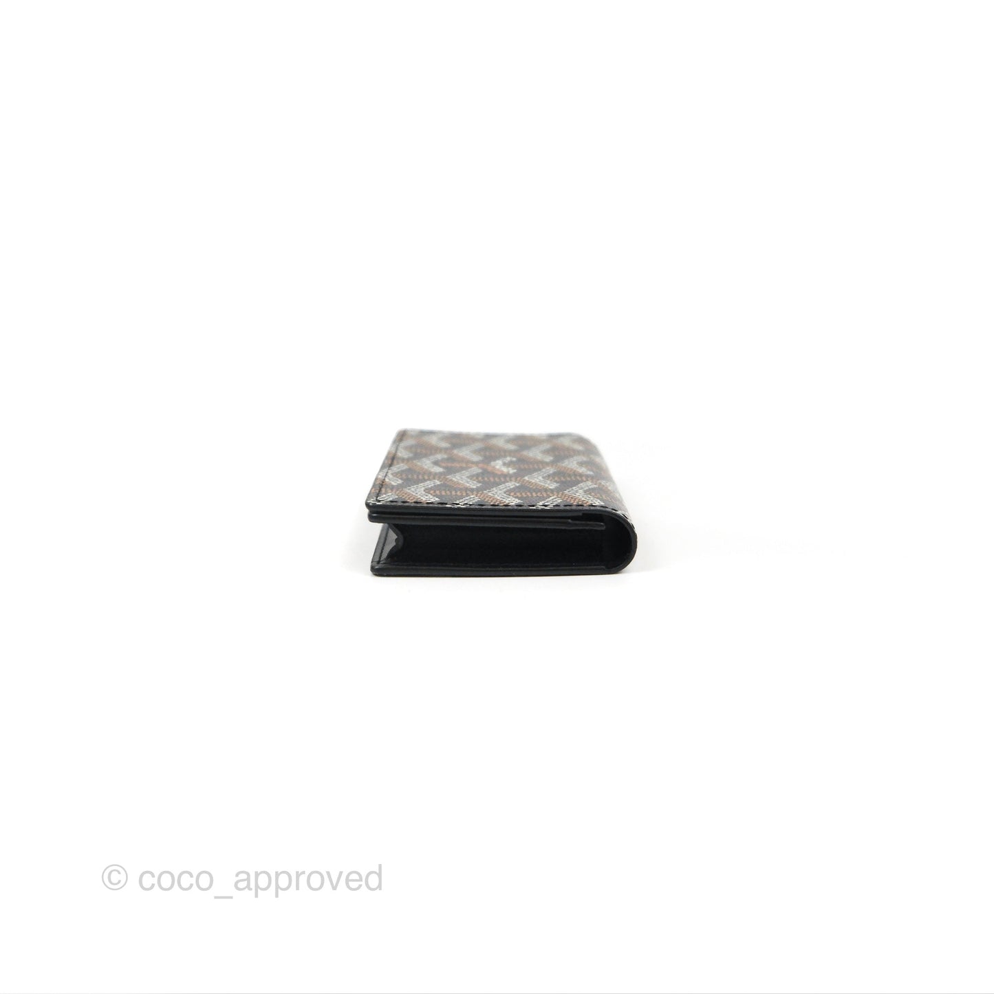 Goyard Malesherbes Card Wallet Goyardine Black