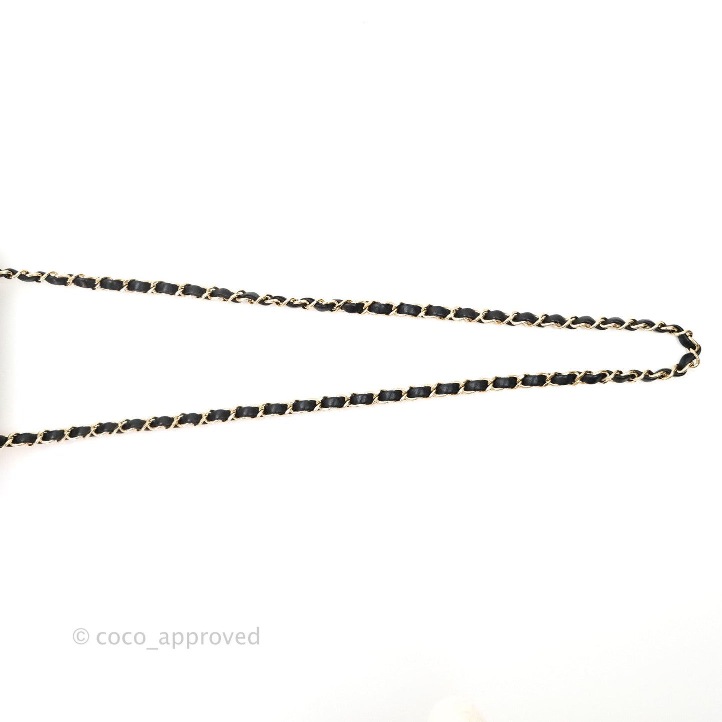Chanel Mini Square Chevron Black Lambskin Gold Hardware