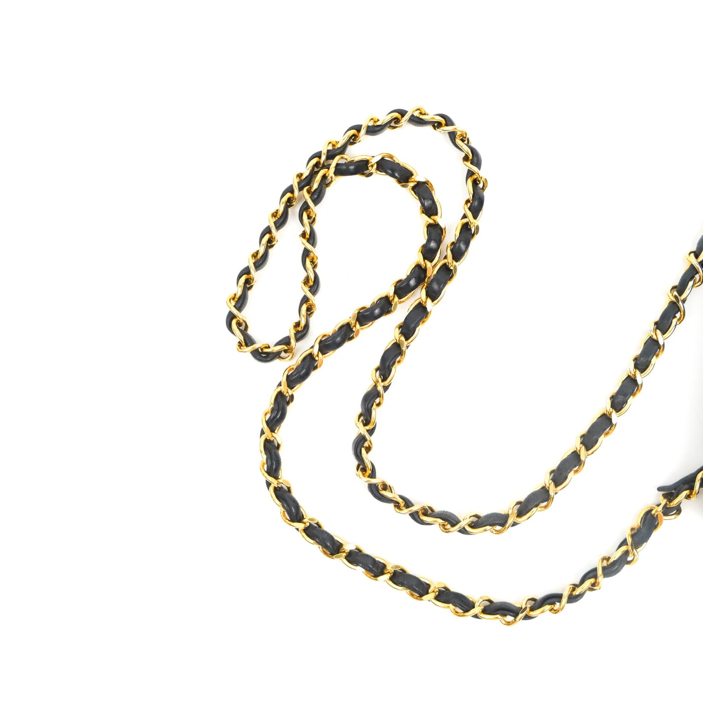 Chanel Vintage Mini Square Navy Lambskin 24K Gold Hardware
