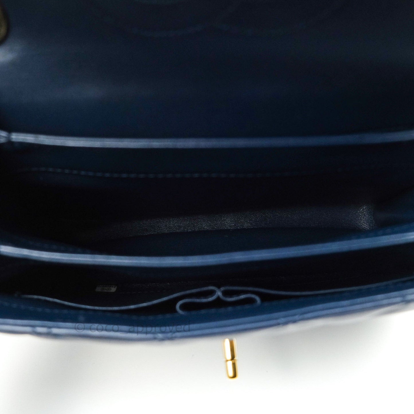 Chanel Trendy CC Small Navy Lambskin Gold Hardware