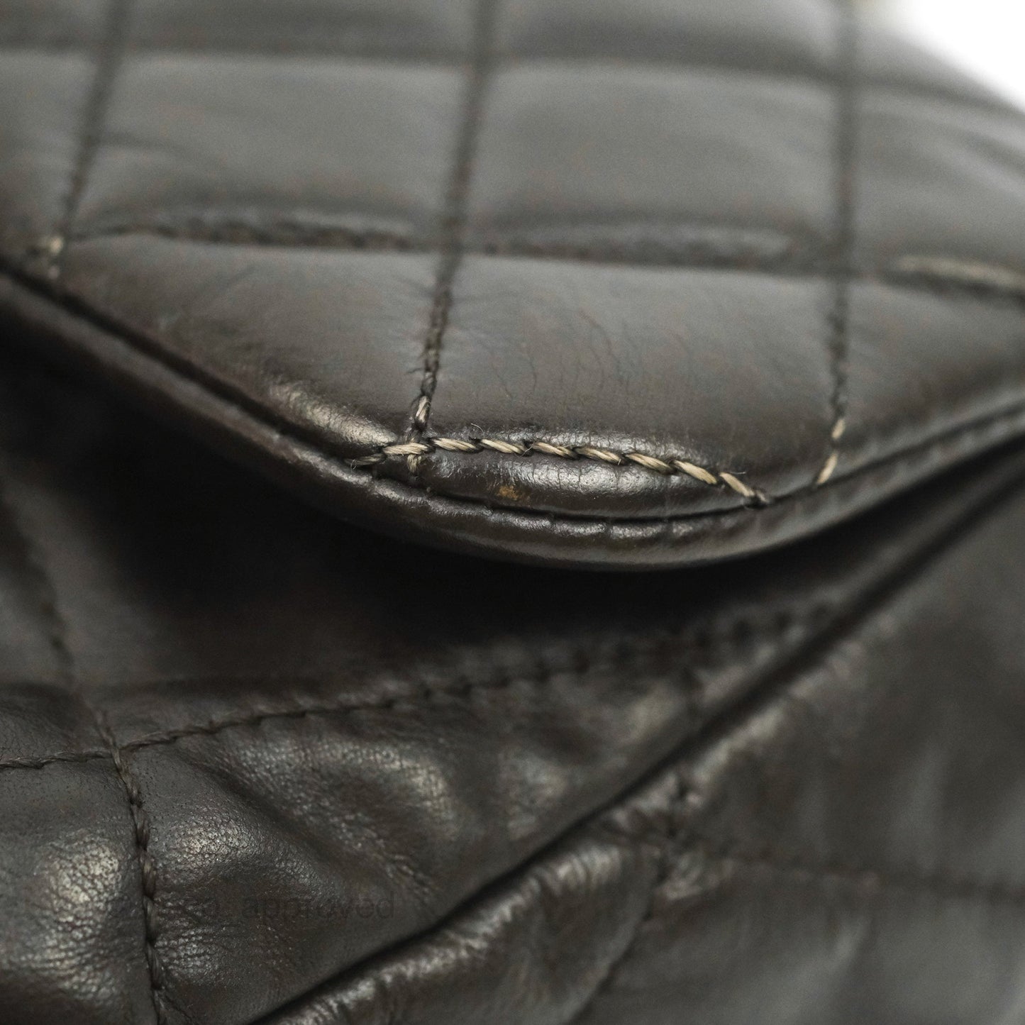 Chanel Chic Quilted Flap Bag Iridescent Dark Brown Calfskin Ruthenium Hardware