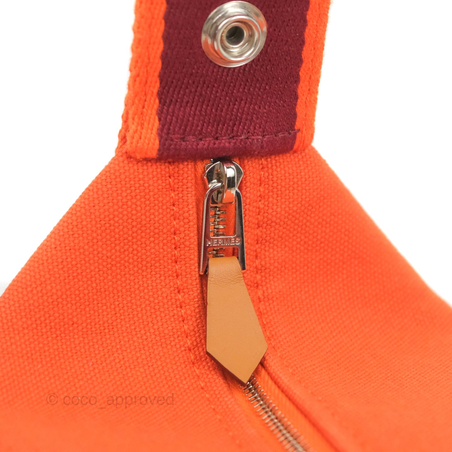Hermès Small Bride-A-Brac Orange Feu Canvas
