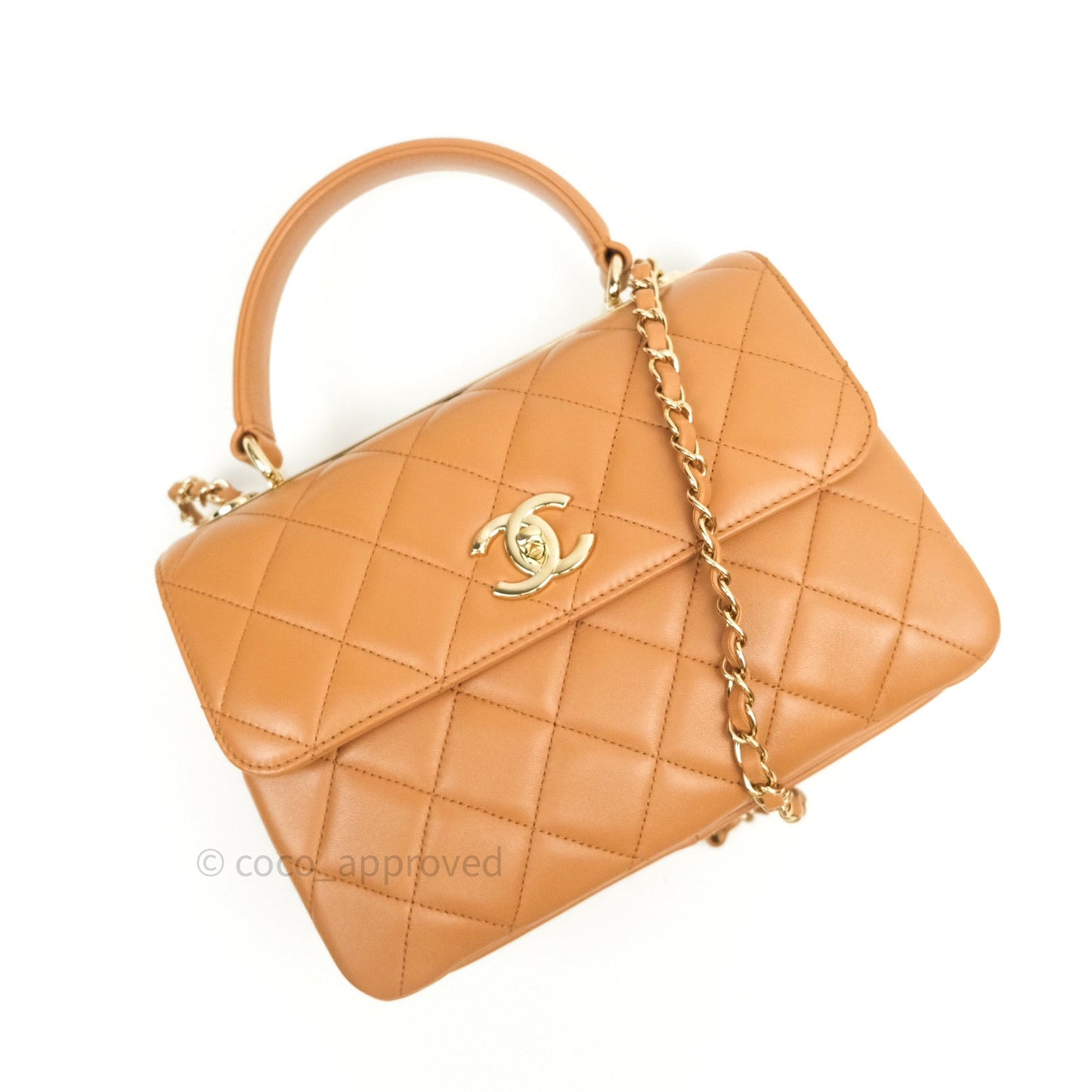 Chanel Trendy CC Small Black Lambskin Gold Hardware