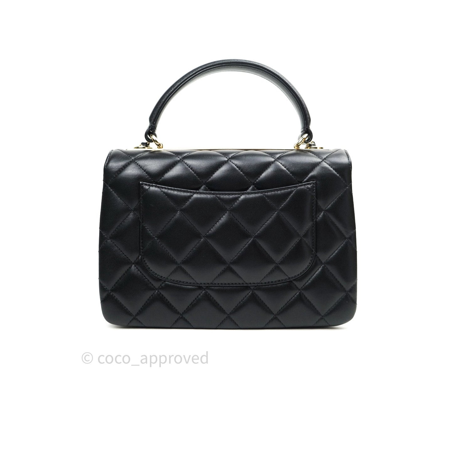 Chanel Trendy CC Small Black Lambskin Gold Hardware