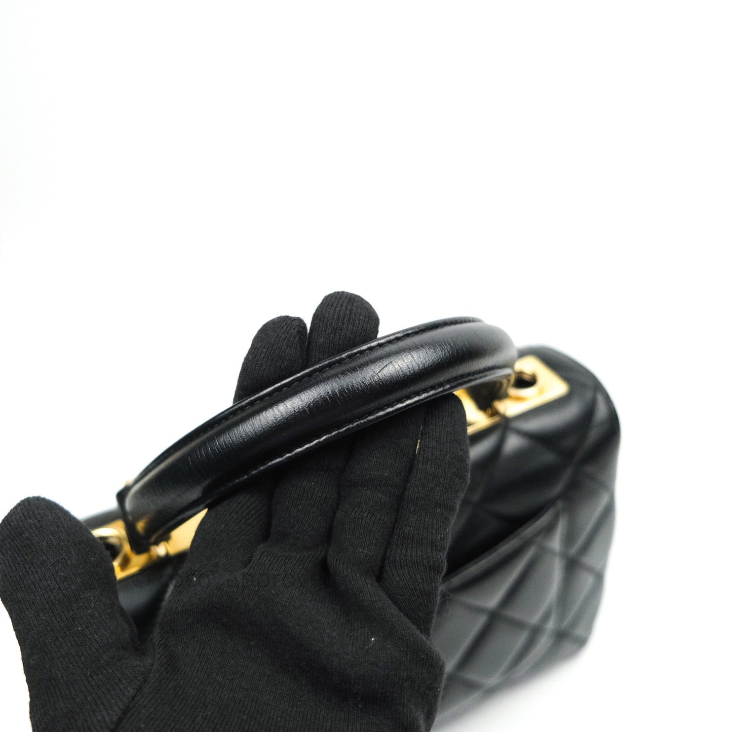 Chanel Trendy CC Small Black Lambskin Gold Hardware