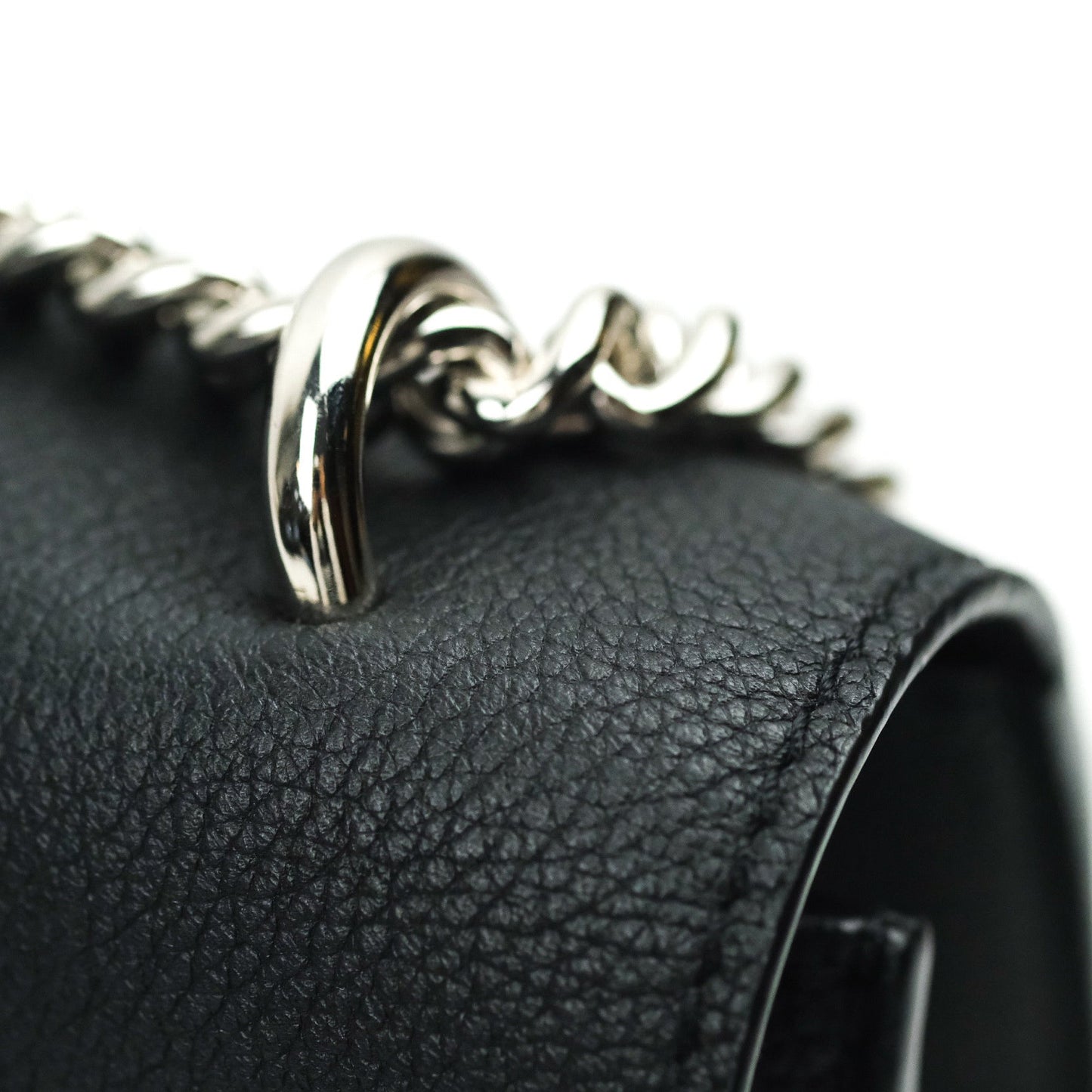 Louis Vuitton Calfskin My Lockme Chain Bag BB Black