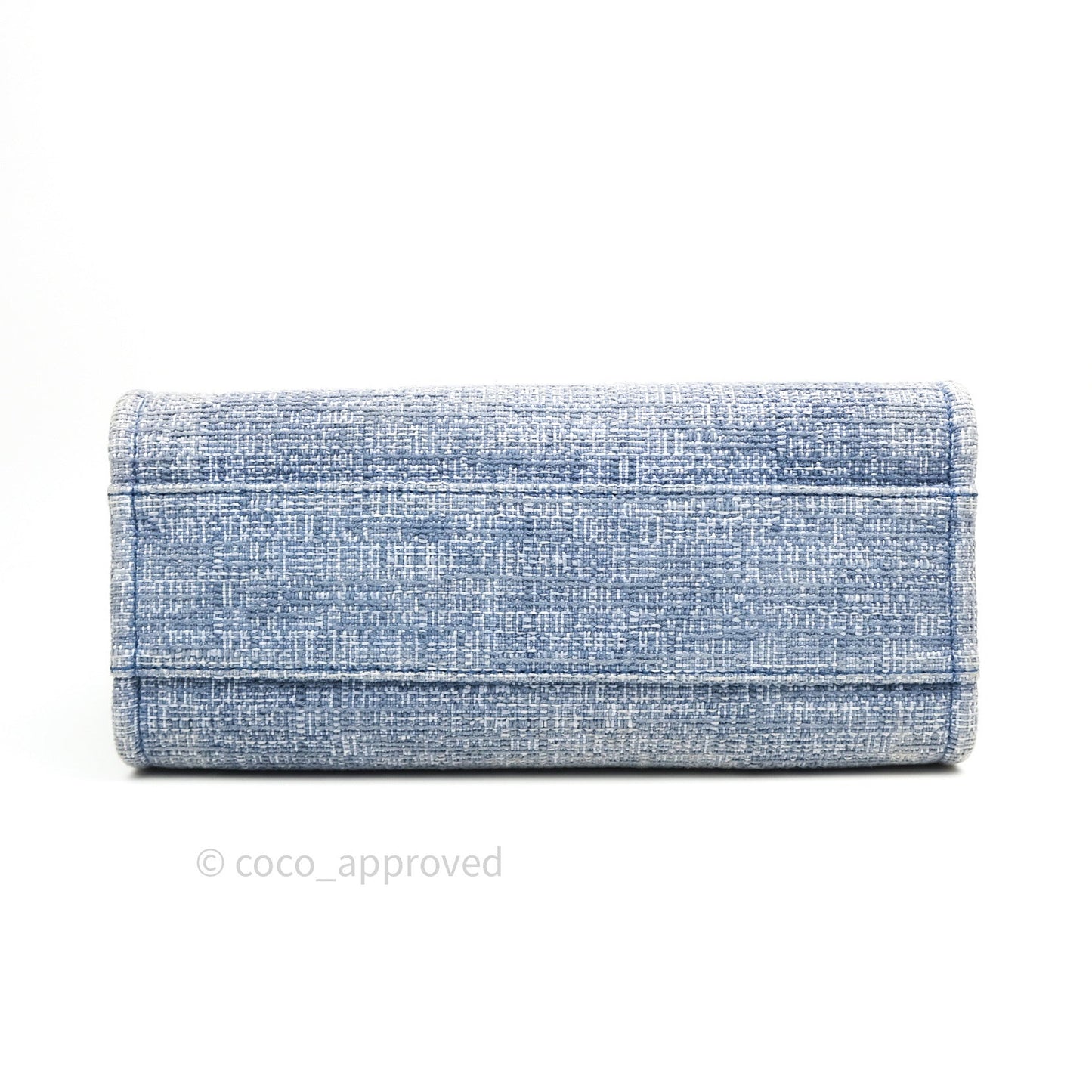 Chanel Canvas Deauville Medium Tote Blue