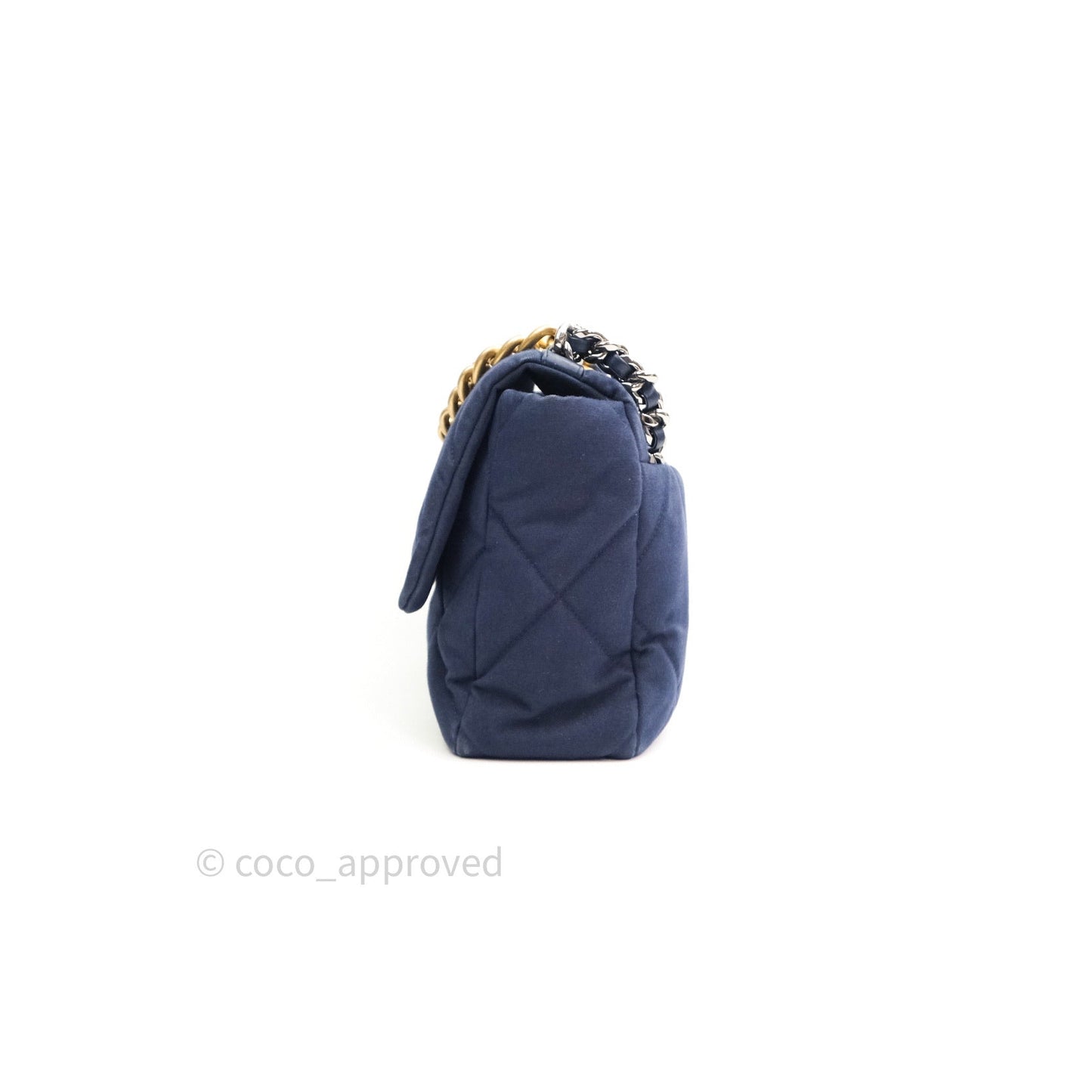 Chanel 19 Medium Canvas Navy Mixed Hardware