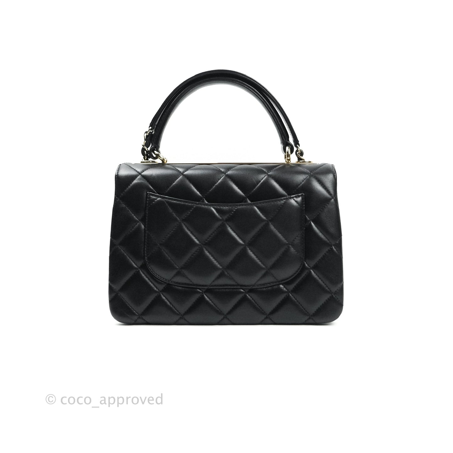 Chanel Trendy CC Small Black Lambskin Gold Hardware