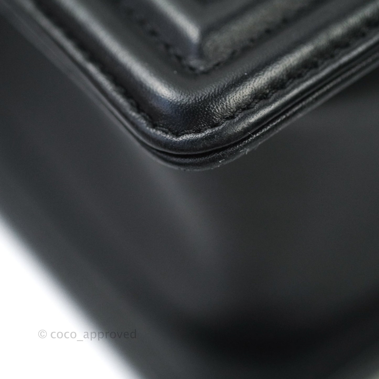 Chanel Quilted Medium Calfskin Boy Flap So Black Hardware