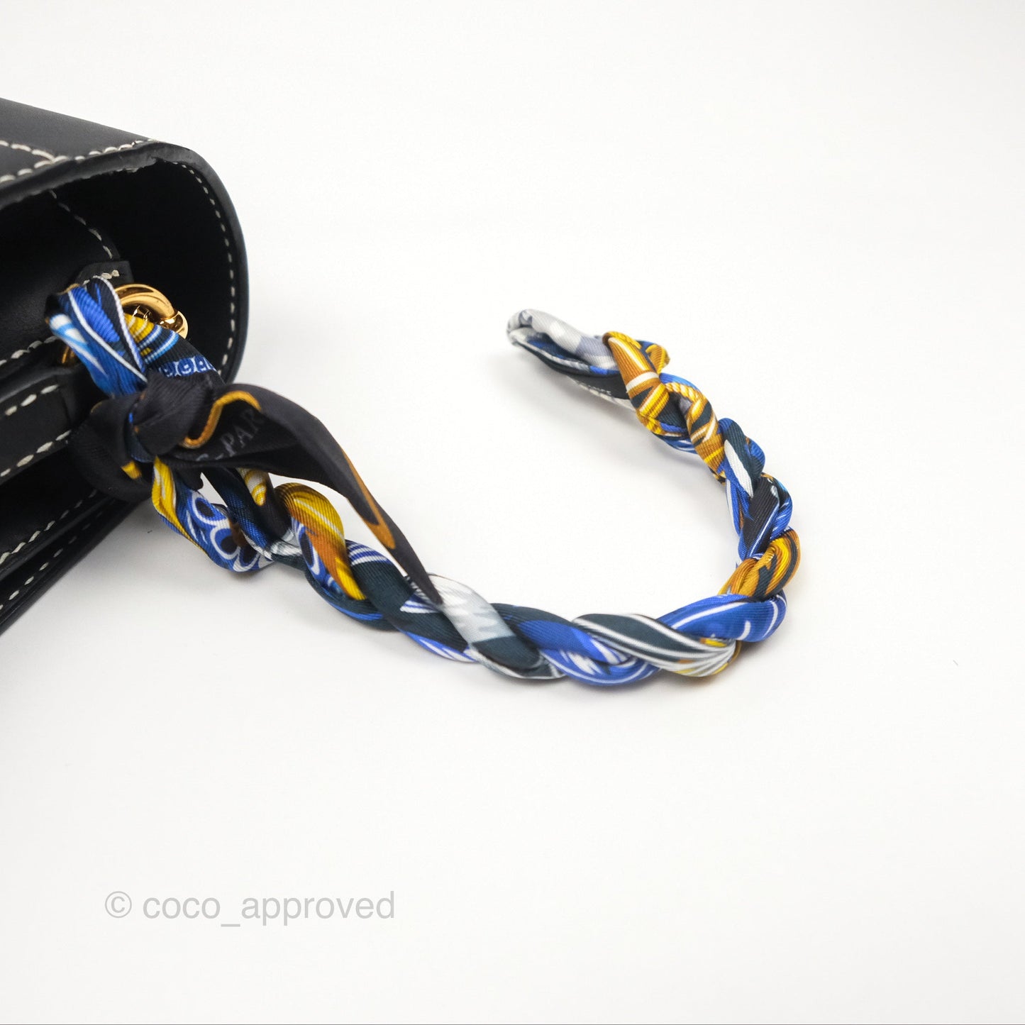 Hermès Roulis 23 Noir 89 Sombrero Gold Hardware