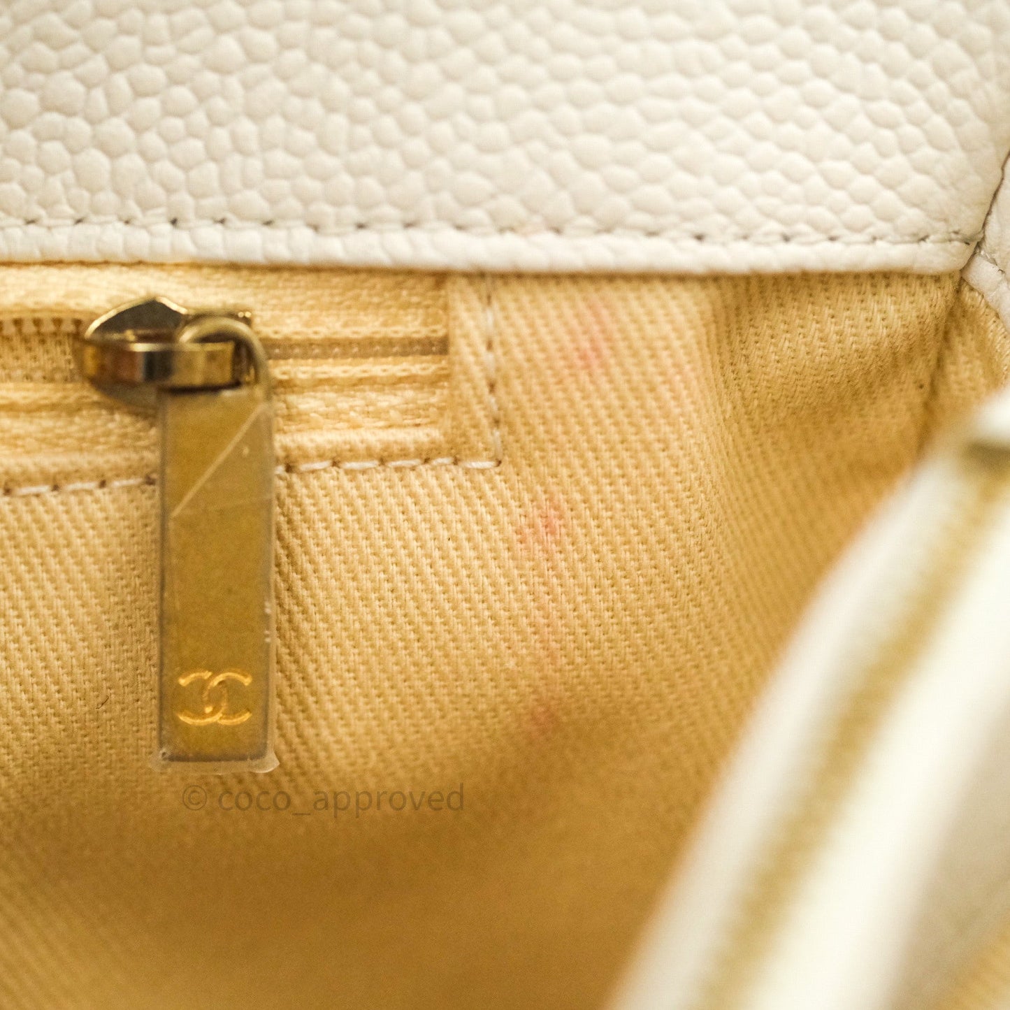 Chanel Chic Affinity Medium Grained Calfskin White Gold Hardware