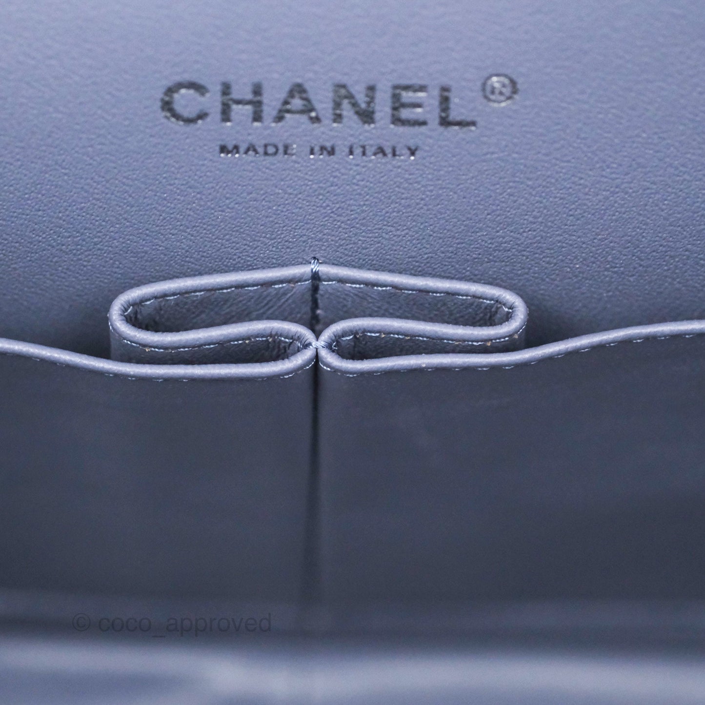 Chanel Jumbo Double Flap Lavender Blue Lambskin Silver Hardware⁣⁣