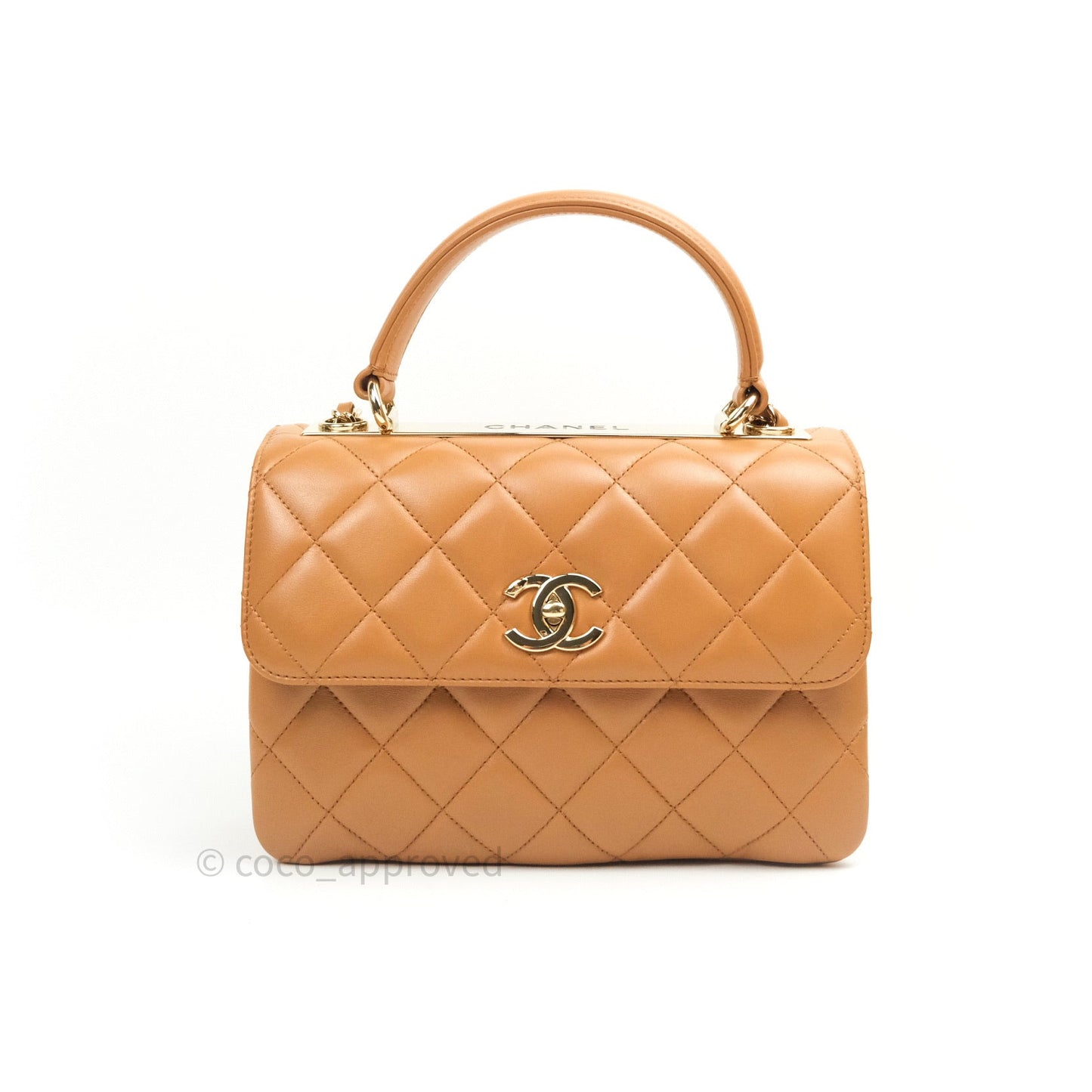 Chanel Trendy CC Small Black Lambskin Gold Hardware