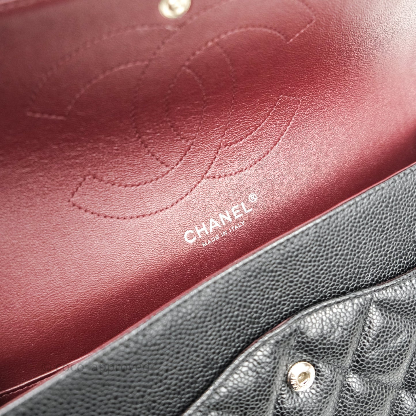 Chanel Jumbo Double Flap Black Caviar Silver Hardware⁣⁣