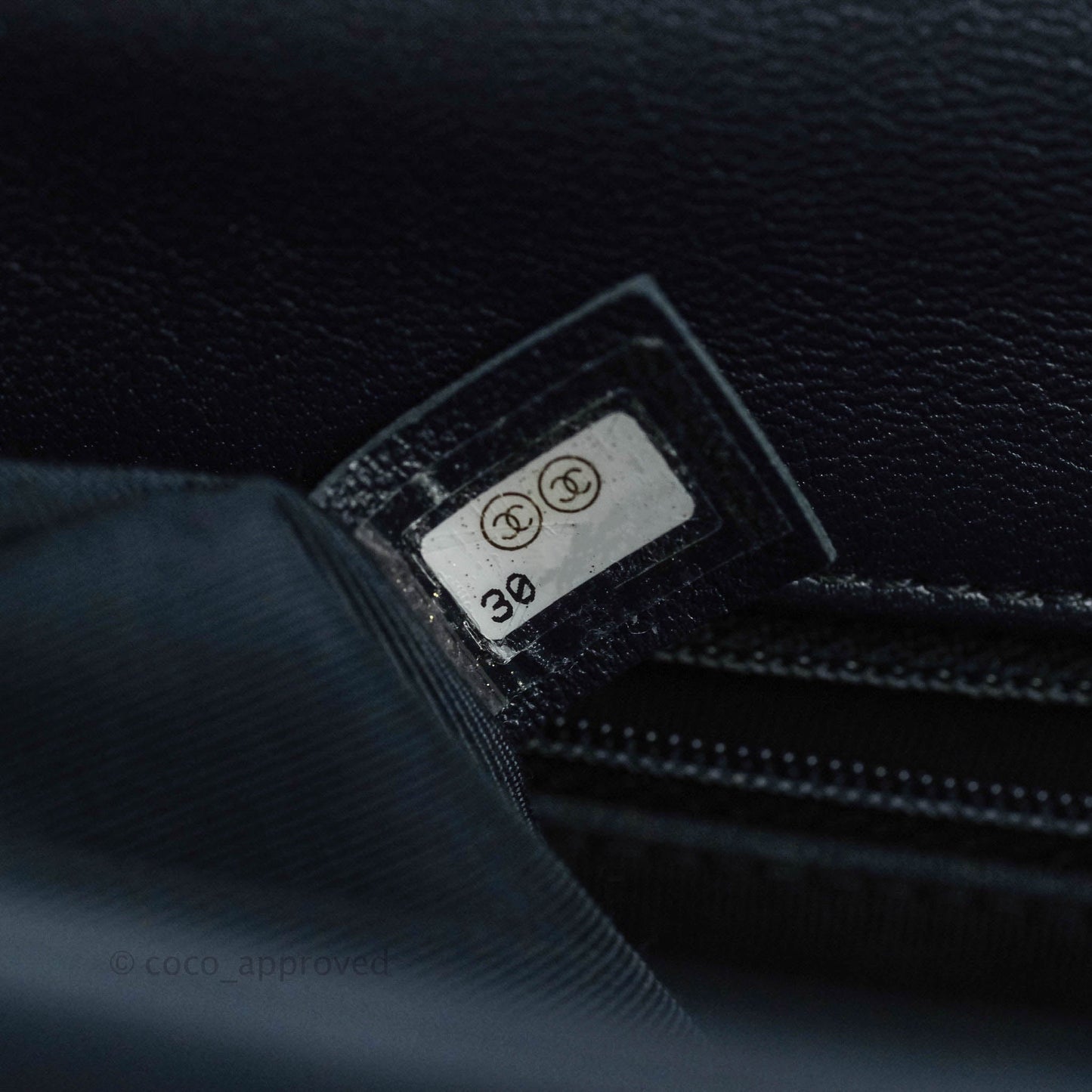 Chanel 19 Medium Navy Mixed Hardware Goatskin