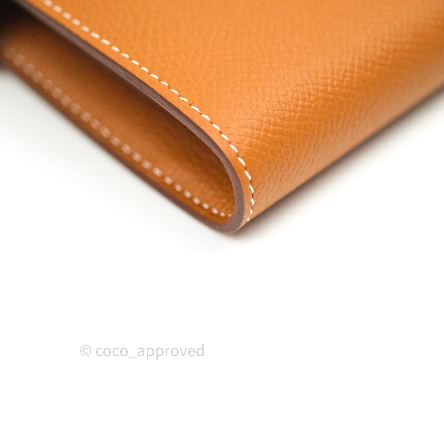 Hermès Epsom Kelly Wallet Gold Palladium Hardware