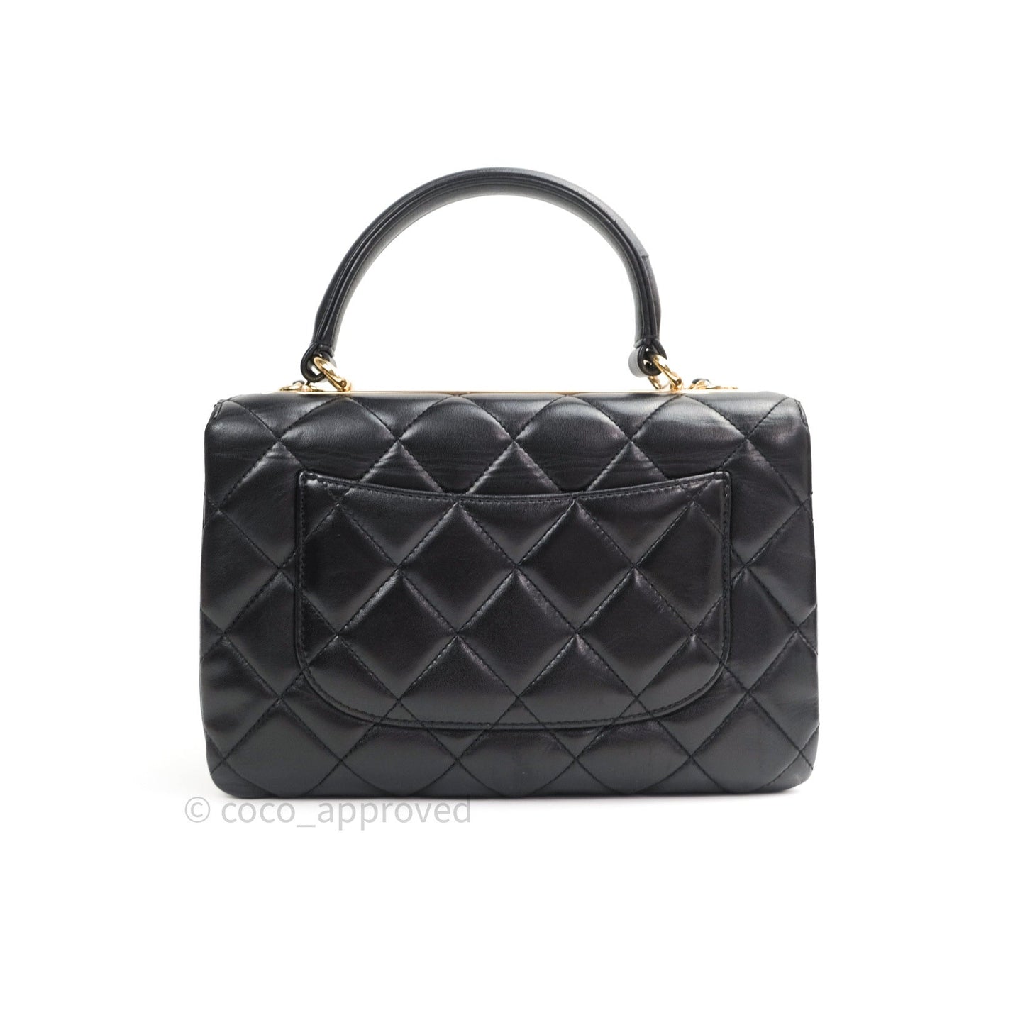 Chanel Trendy CC Small Black Lambskin Gold Hardware