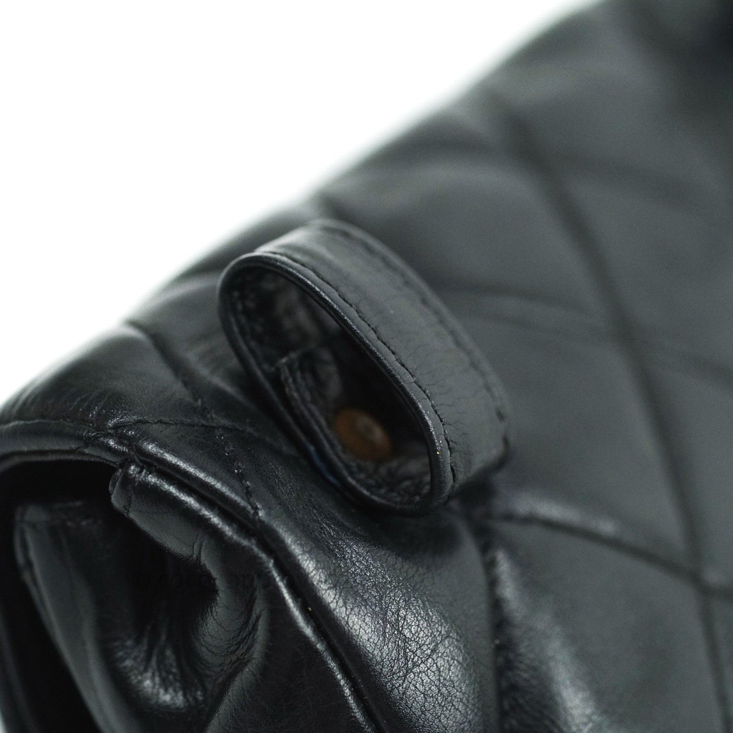 Chanel Quilted Belt Bag Black Lambskin 24K Gold Hardware